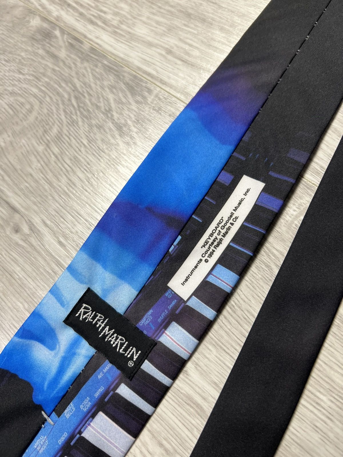 Ralph Marlin × Vintage Rare Vintage Ralph Marlin Keyboard 1994 Tie Made in Usa Size ONE SIZE - 10 Thumbnail