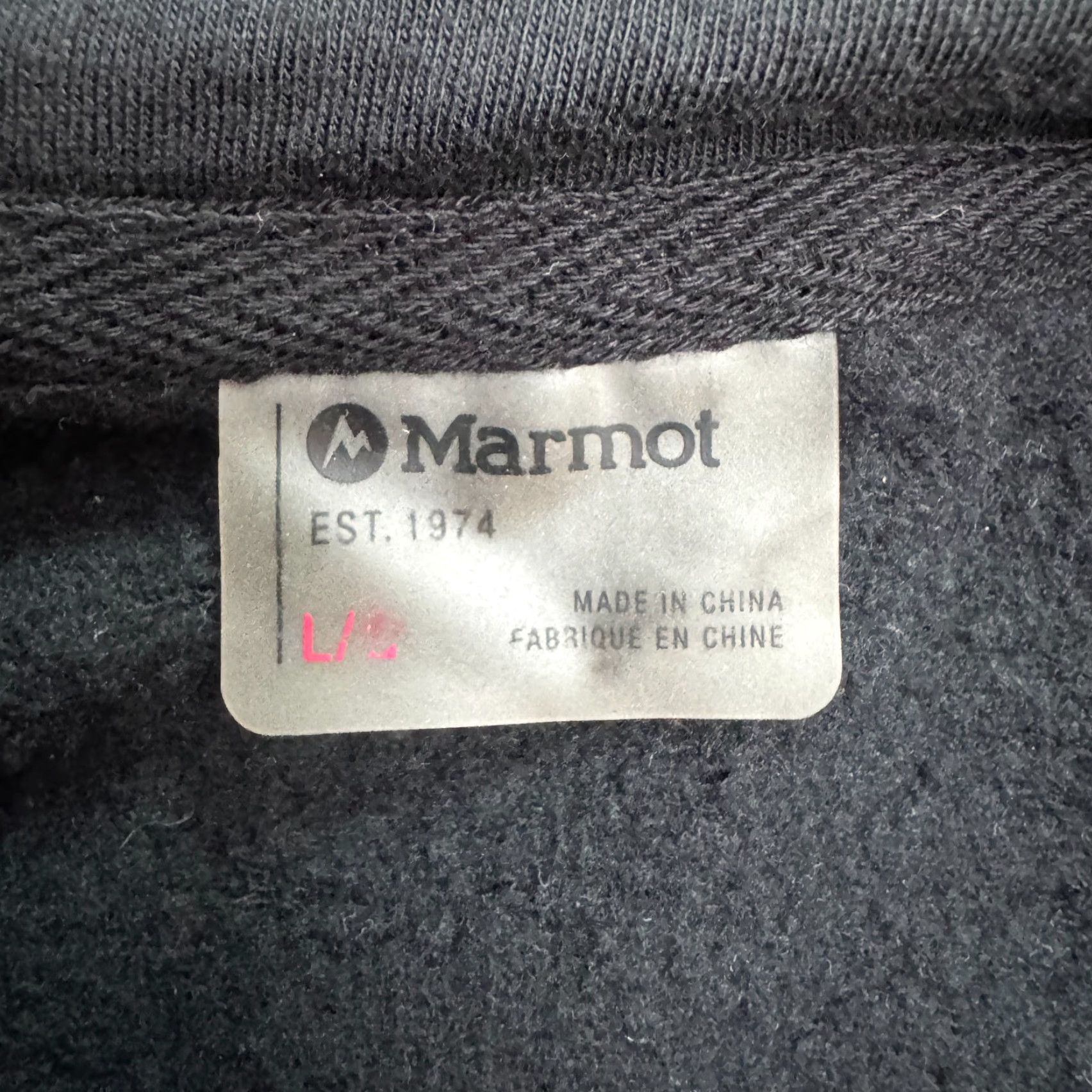 Marmot Marmot Pullover Graphic Hoodie Sweatshirt Women Large Black Camo Mountain Fleece Size L / US 10 / IT 46 - 4 Thumbnail