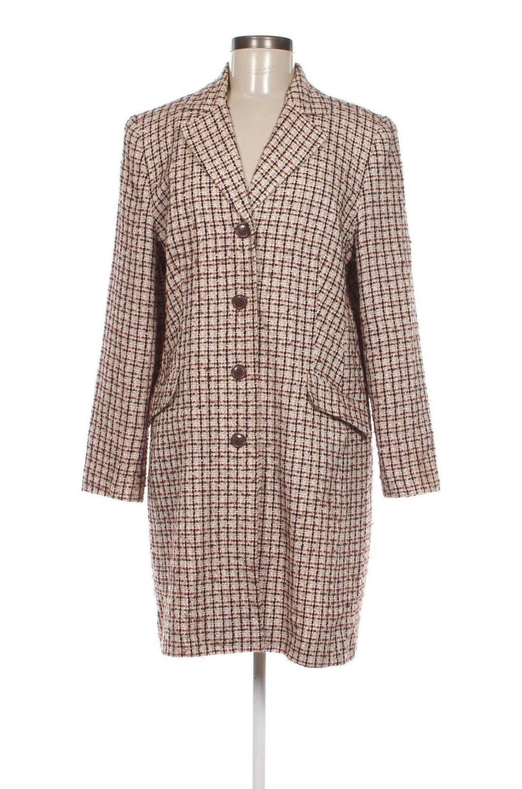 Vintage Vintage Relaxed-Fit Beige-Pink Coat Size M / US 6-8 / IT 42-44 - 7 Thumbnail