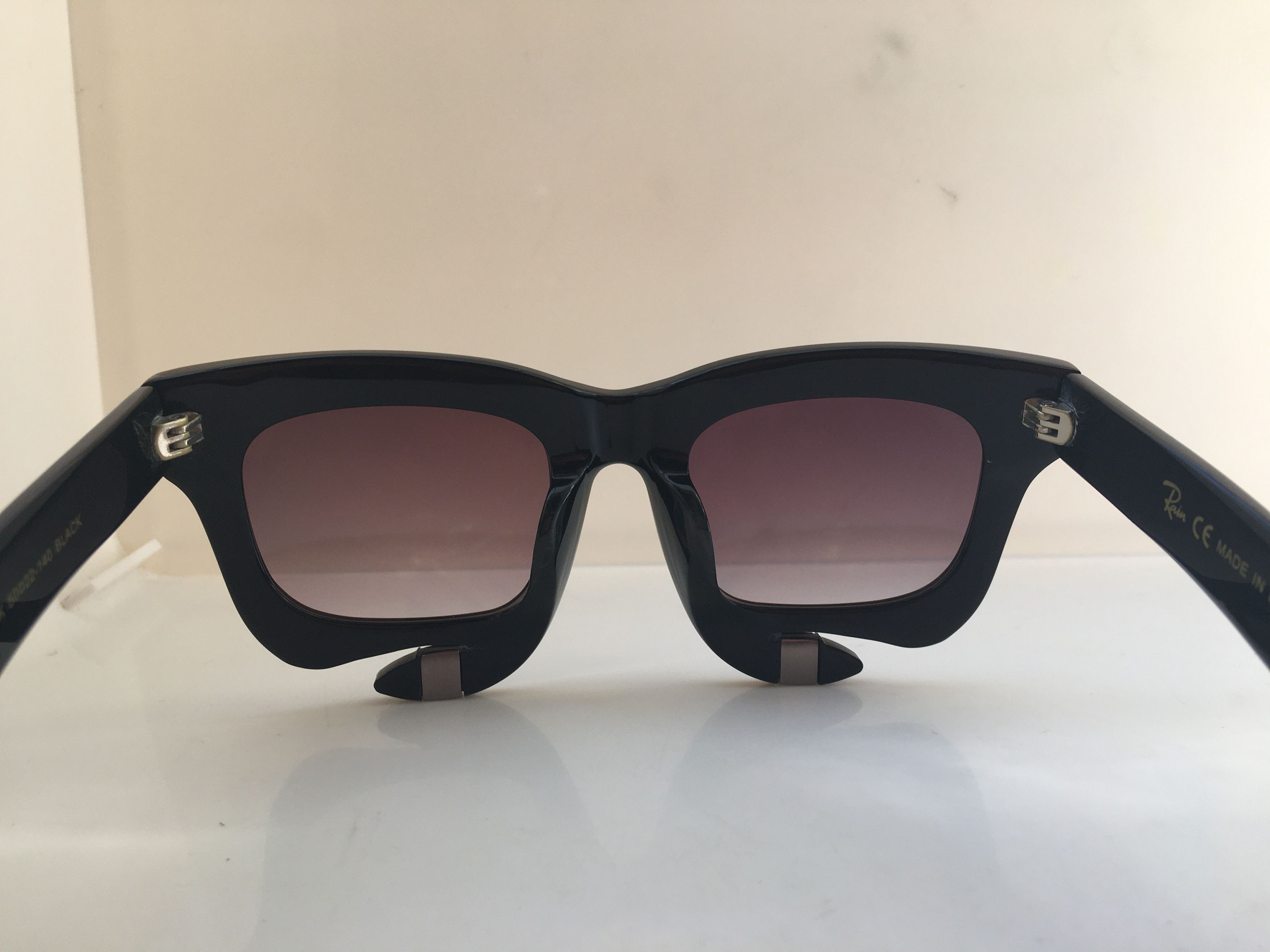 Other Rain Handmade Black Acetate Diva Girls Sunglasses Frame Size ONE SIZE - 4 Thumbnail