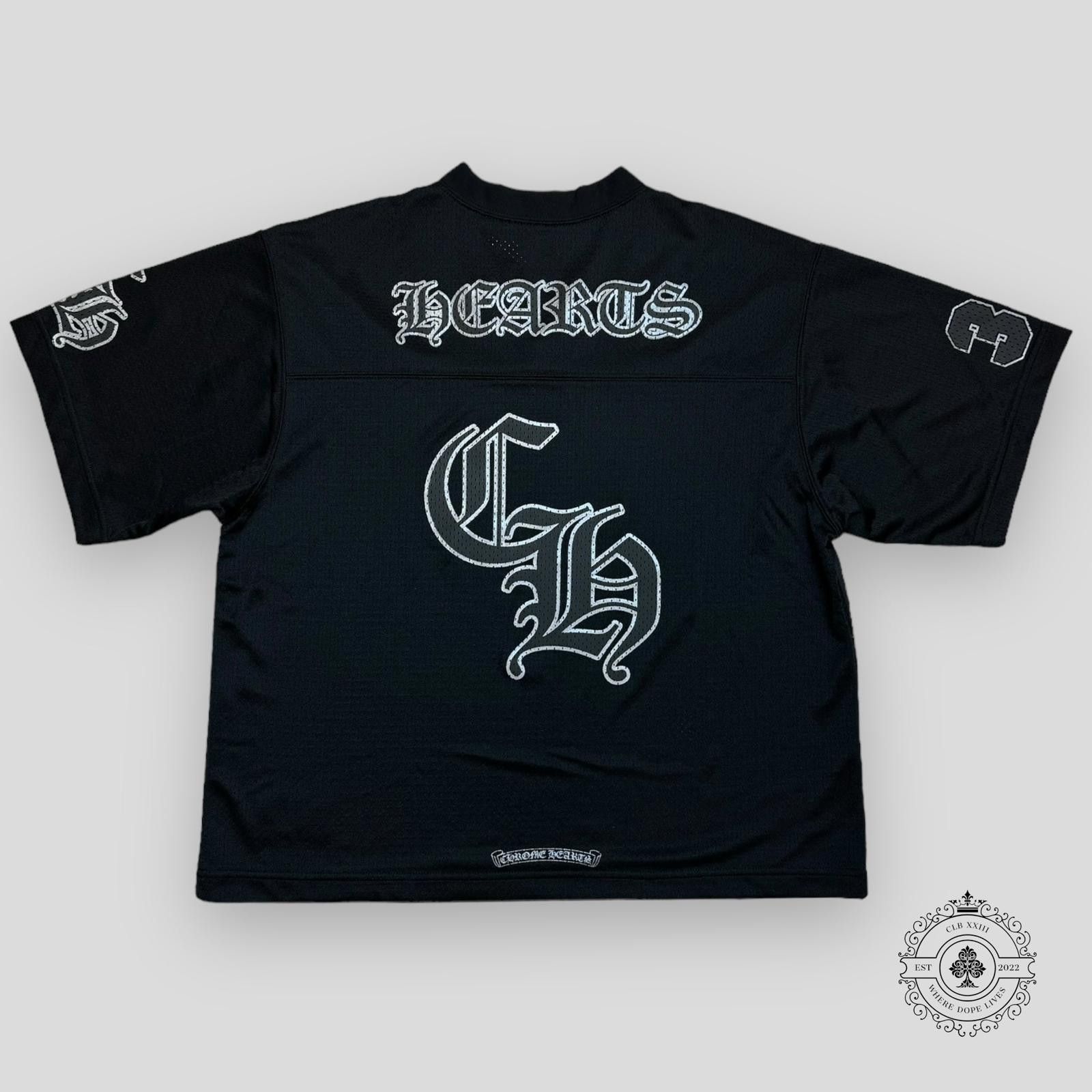 Chrome Hearts Chrome Hearts Mesh Warm Up Jersey in Black Size US L / EU 52-54 / 3 - 2 Thumbnail