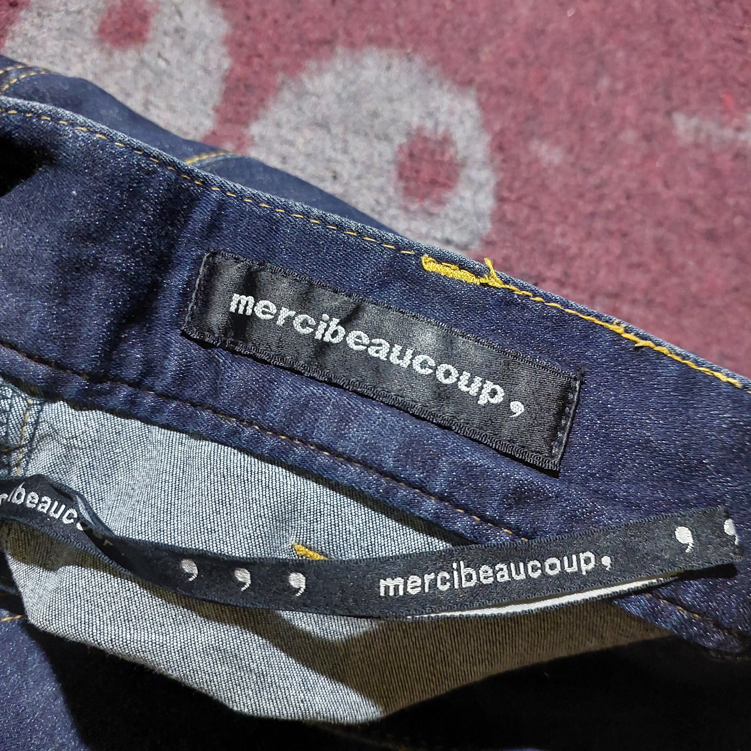 mercibeaucoup Mercibeaucoup Japan drop crotch front pocket denim jeans Size US 32 / EU 48 - 9 Thumbnail