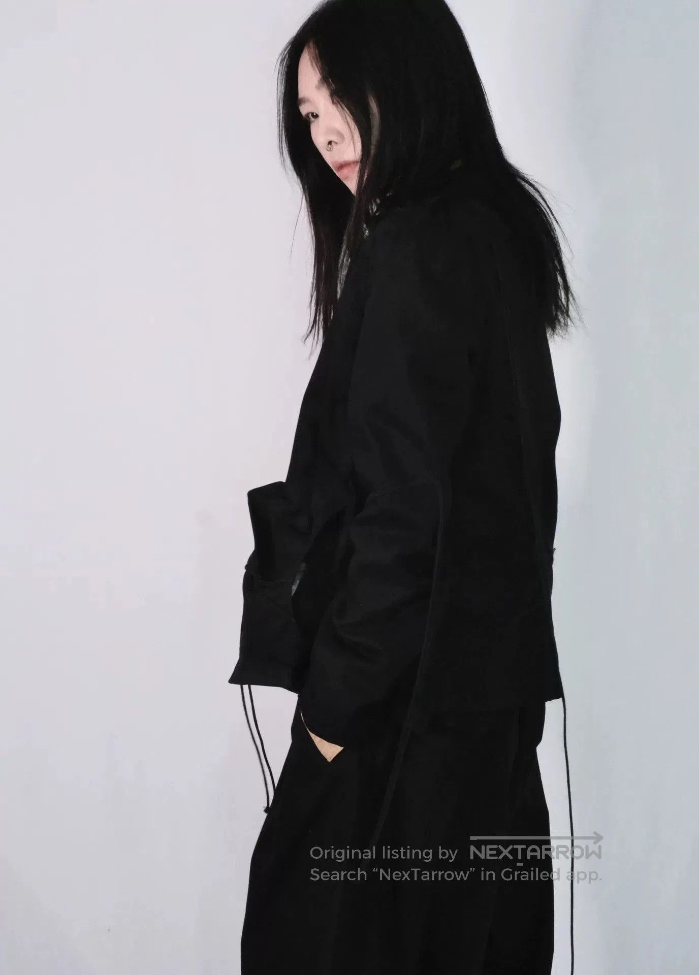 Yohji Yamamoto Asymmetrical Pocketed Jacket by Yohji Yamamoto. Size M / US 6-8 / IT 42-44 - 2 Thumbnail