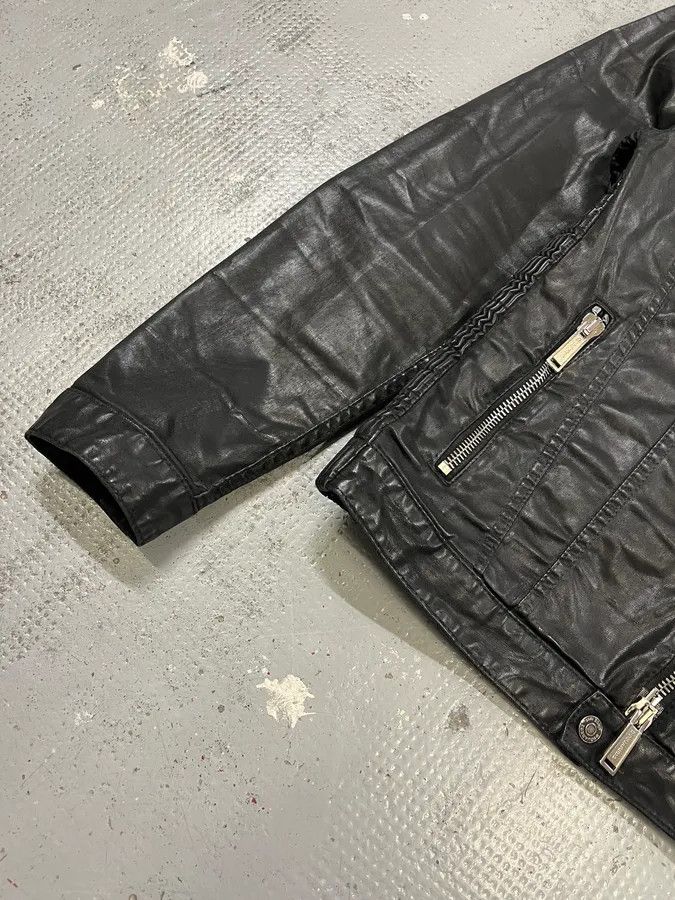 Dsquared2 AW2015 Dsquared2 Biker Waxed Black Jacket Size US M / EU 48-50 / 2 - 6 Thumbnail