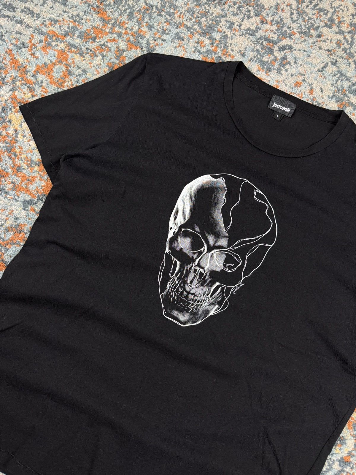Just Cavalli Just Cavalli skull graphic tee Size US L / EU 52-54 / 3 - 3 Thumbnail
