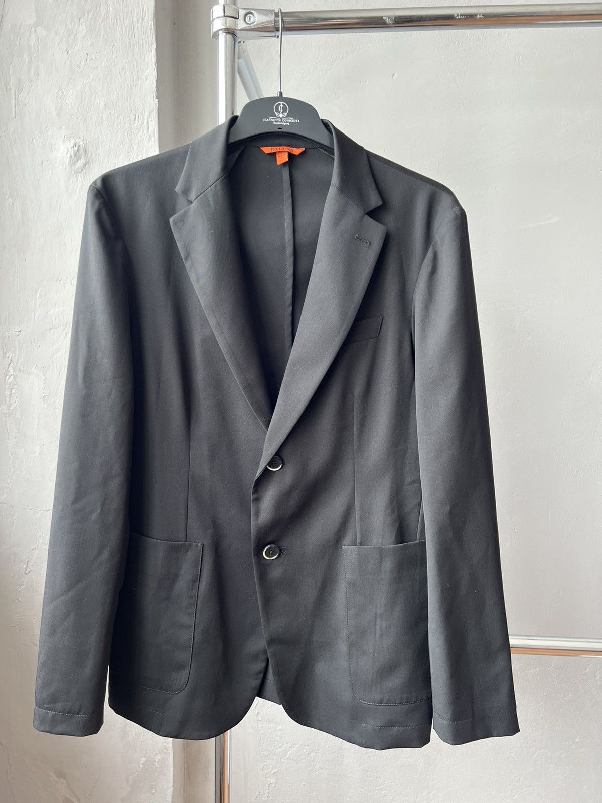 Barena Venezia BARENA VENEZIA BLACK CLASSIC MENS WOOL BLAZER JACKET SIZE 50 Size 50R - 4 Thumbnail