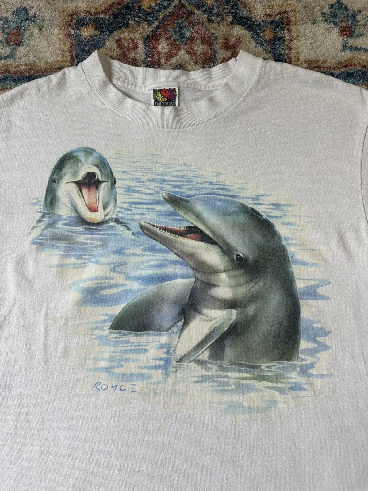 Vintage Vintage Dolphins Animal T-shirt Large Size US L / EU 52-54 / 3 - 4 Thumbnail