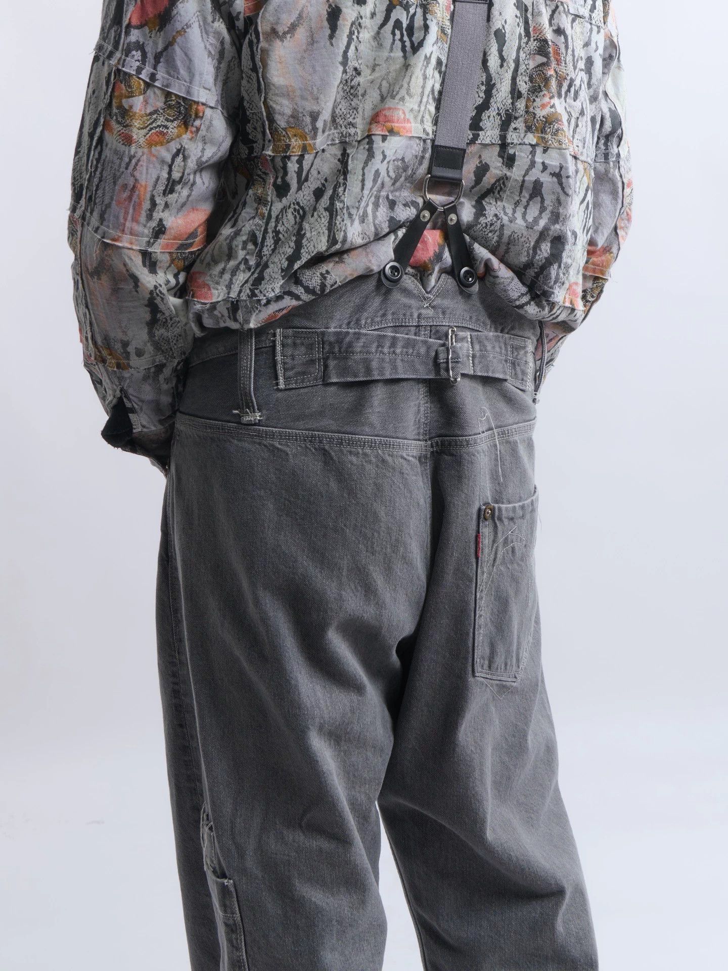 Junya Watanabe Junya Watanabe x Levi's Suspender Denim Cement Gray Size US 36 / EU 52 - 3 Thumbnail
