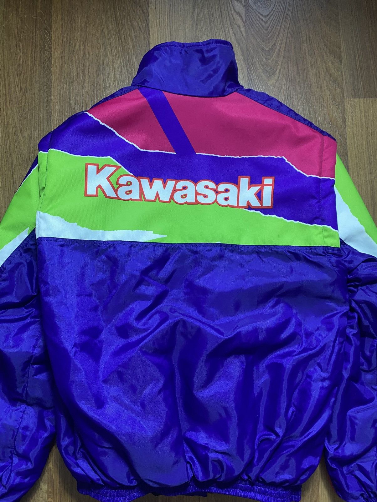 Vintage Kawasaki Vintage 80s Logo Jacket Size US XL / EU 56 / 4 - 2 Thumbnail