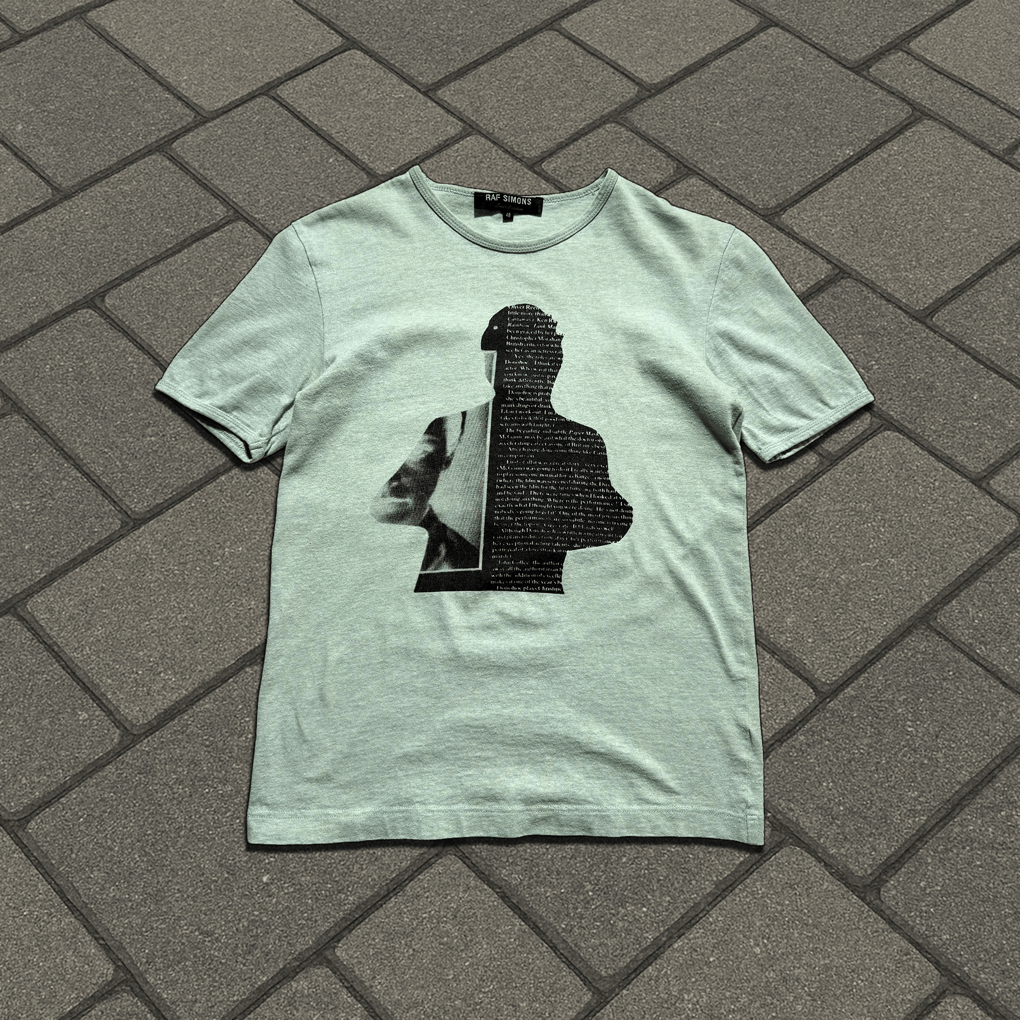 Raf Simons SS02 Raf Simons ‘Oliver Reed’ Mint Tee Size US S / EU 44-46 / 1 - 1 Thumbnail