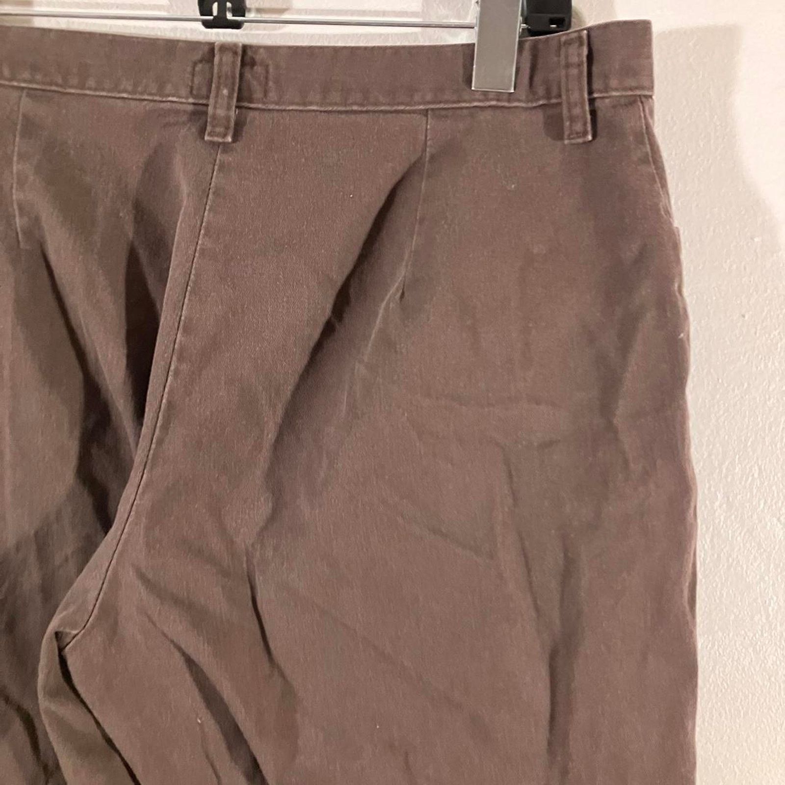 Lee × Vintage Vintage Y2K Lee Brown Pants Stretch Riders Slacks Size 36" / US 14 / IT 50 - 5 Thumbnail