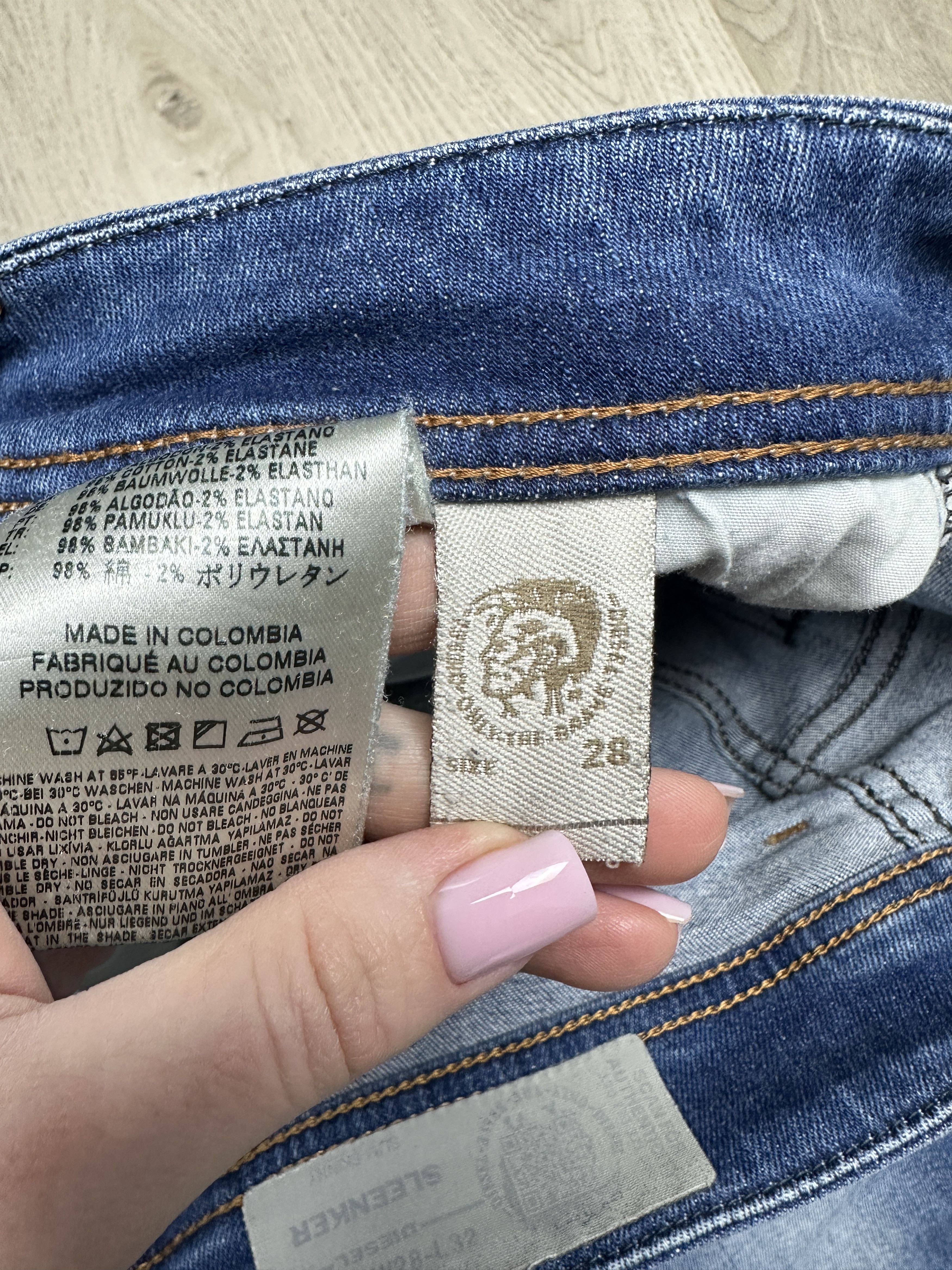 Diesel Diesel Sleenker Mens Denim Pants Jeans Size US 28 / EU 44 - 6 Thumbnail