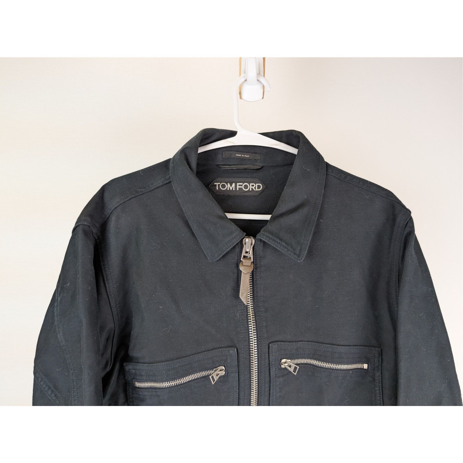 Tom Ford o1rshd1 CC20 Zip-up Jacket in Navy Blue Size US M / EU 48-50 / 2 - 3 Thumbnail