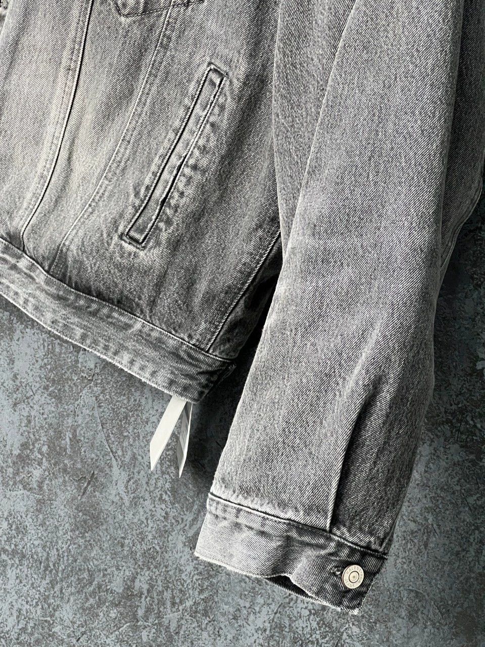 Balenciaga BALENCIAGA / Balenciaga Multi-Button Design Denim Jacket Size S / US 4 / IT 40 - 7 Thumbnail