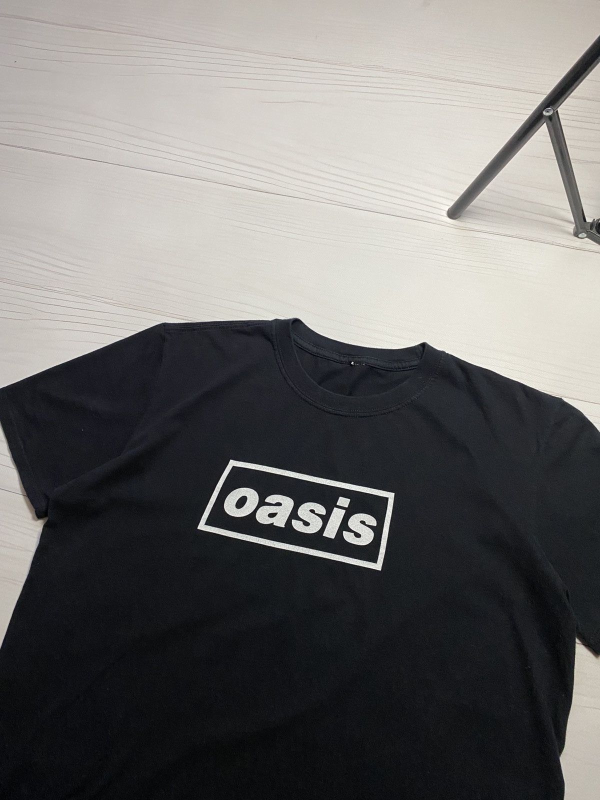 Band Tees Vintage Oasis Definitely Maybe Box Logo rock band t shirt Size US L / EU 52-54 / 3 - 4 Thumbnail