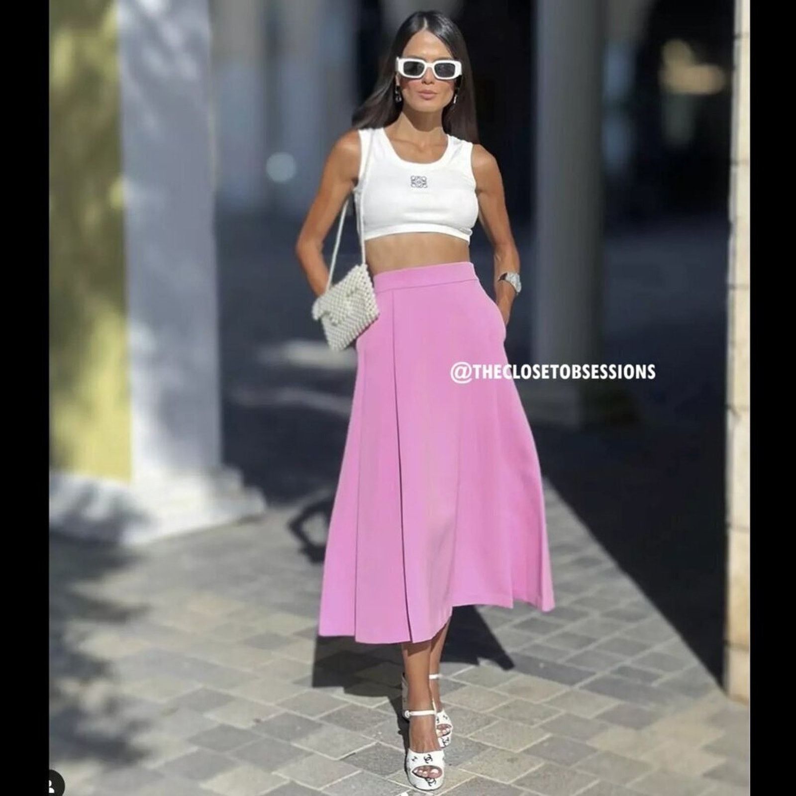 Zara ZARA A-Line Midi Skirt NWT LAST ONE!!! Size 29" - 11 Thumbnail