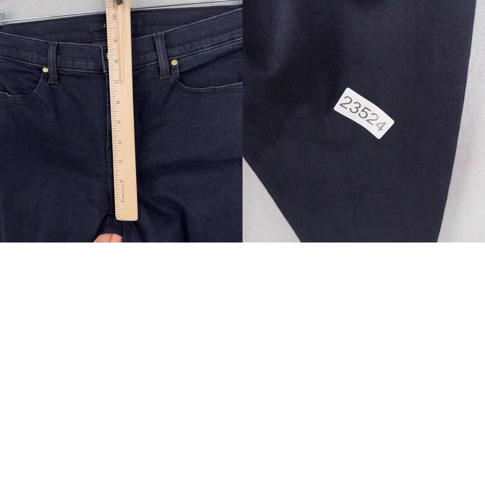 J Brand J Brand Jeans Womens 27 Blue Mercy Mid Rise Cropped Distressed Raw Hem Skinny Size 27" / US 4 / IT 40 - 10 Thumbnail