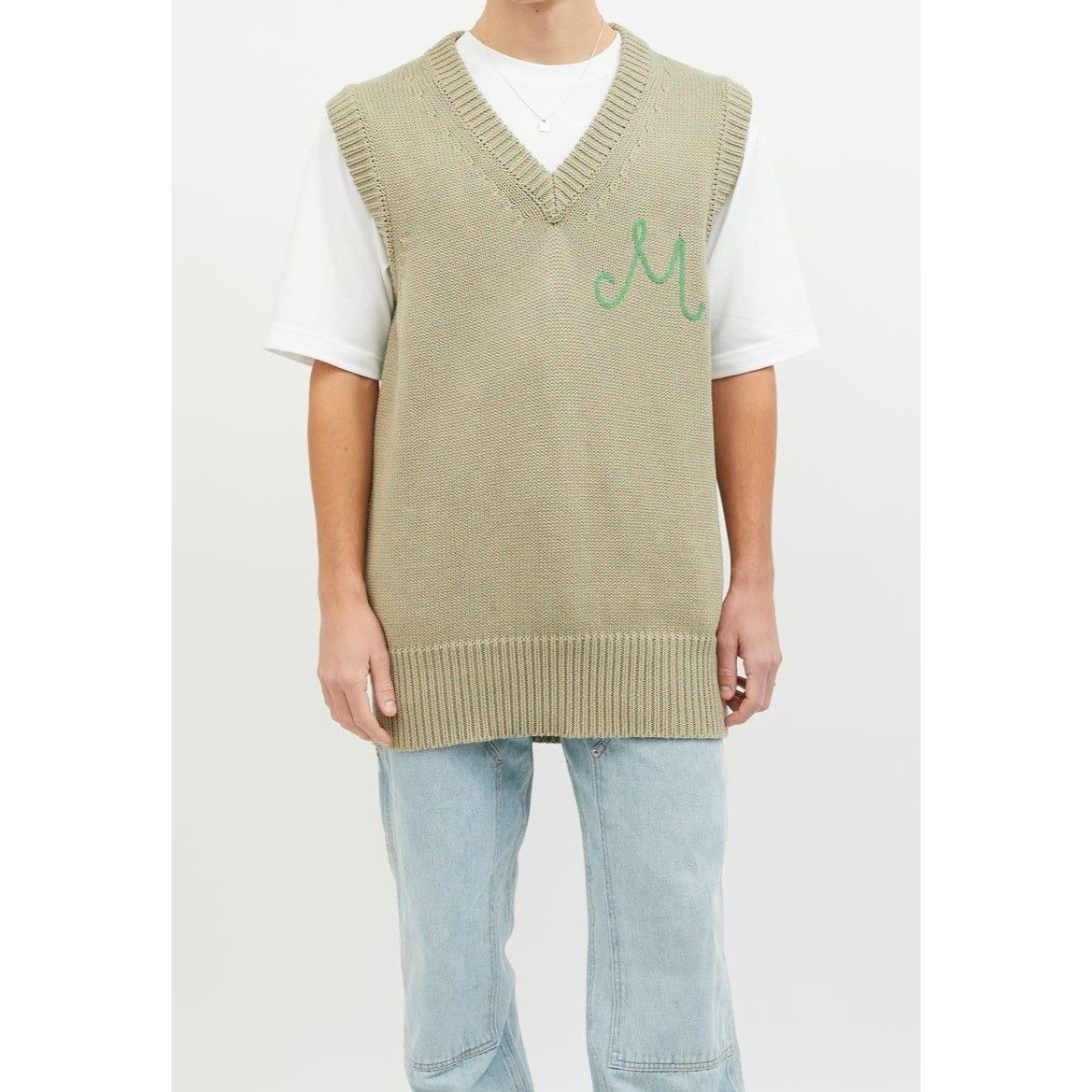Maison Margiela Oversized Heavy Knitted Vest Size US S / EU 44-46 / 1 - 2 Thumbnail