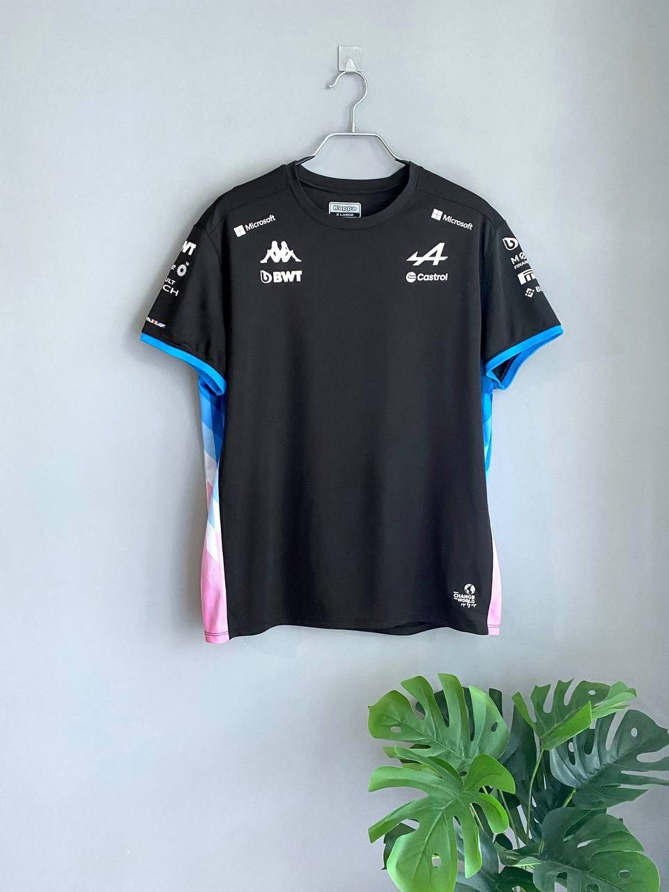 Kappa Alpine Formula 1 Team Racing T-Shirt, Unisex Mens M, Wmns XL Size US XL / EU 56 / 4 - 1 Thumbnail