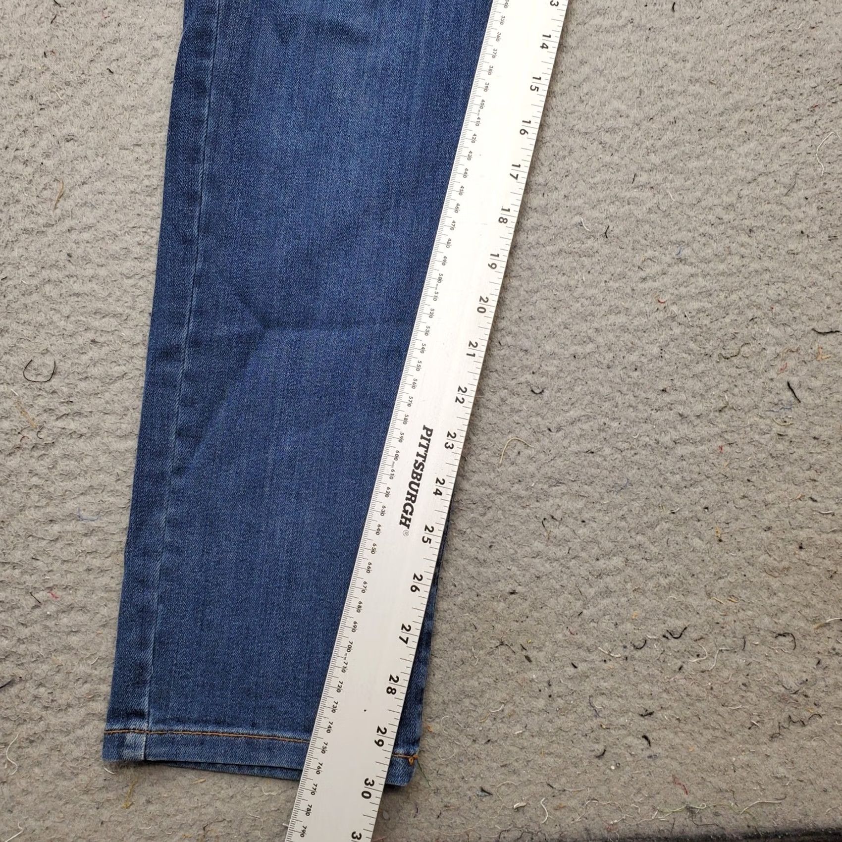 J. Jill J. Jill Weekender Jeans Womens 10 Blue Denim Dark Wash Stretch Straight Leg Size 32" / US 10 / IT 46 - 6 Thumbnail