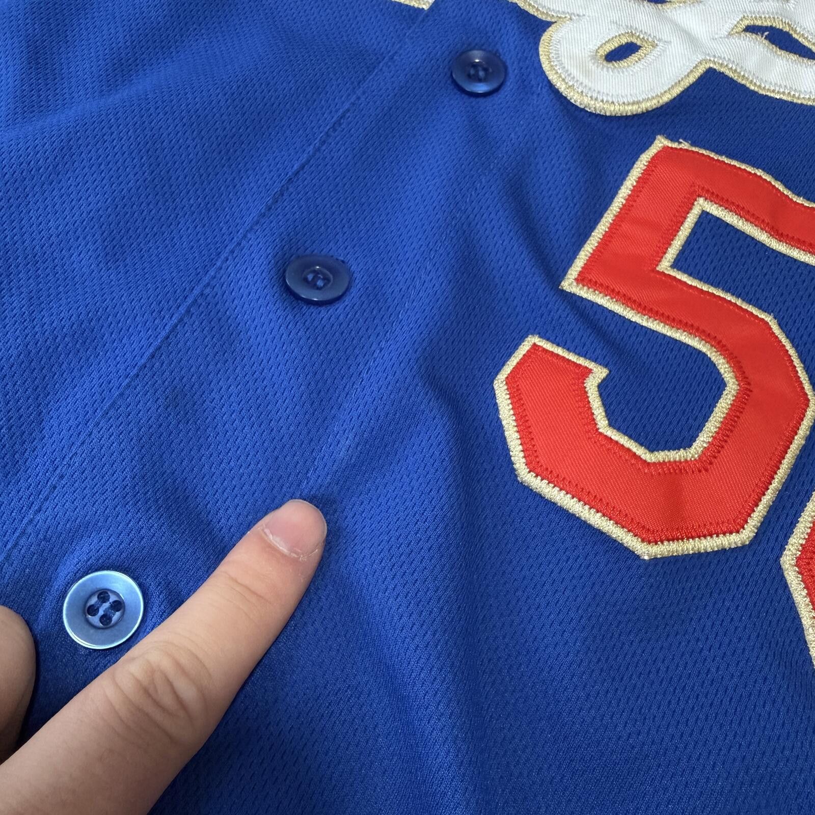 Nike Mookie Betts Nike LA Dodgers 2020 World Series Jersey GOLD Size US L / EU 52-54 / 3 - 6 Thumbnail