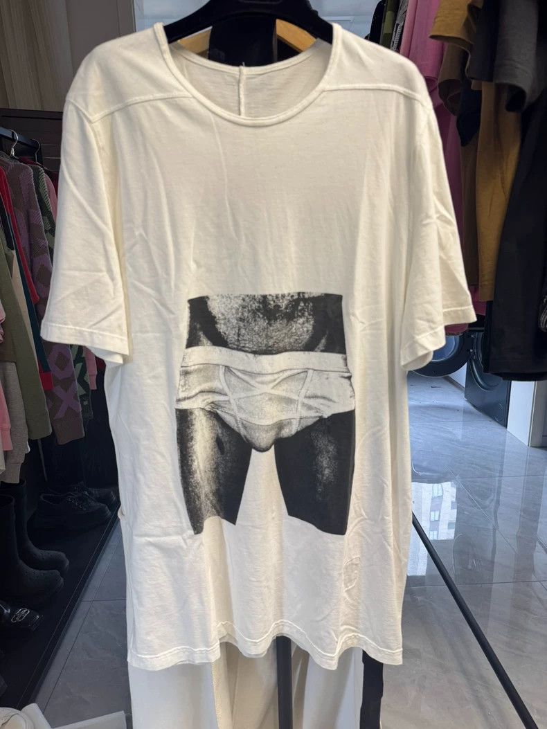 Rick Owens RICK OWENS Graphic Print Short Sleeve T-Shirt Size US L / EU 52-54 / 3 - 1 Thumbnail