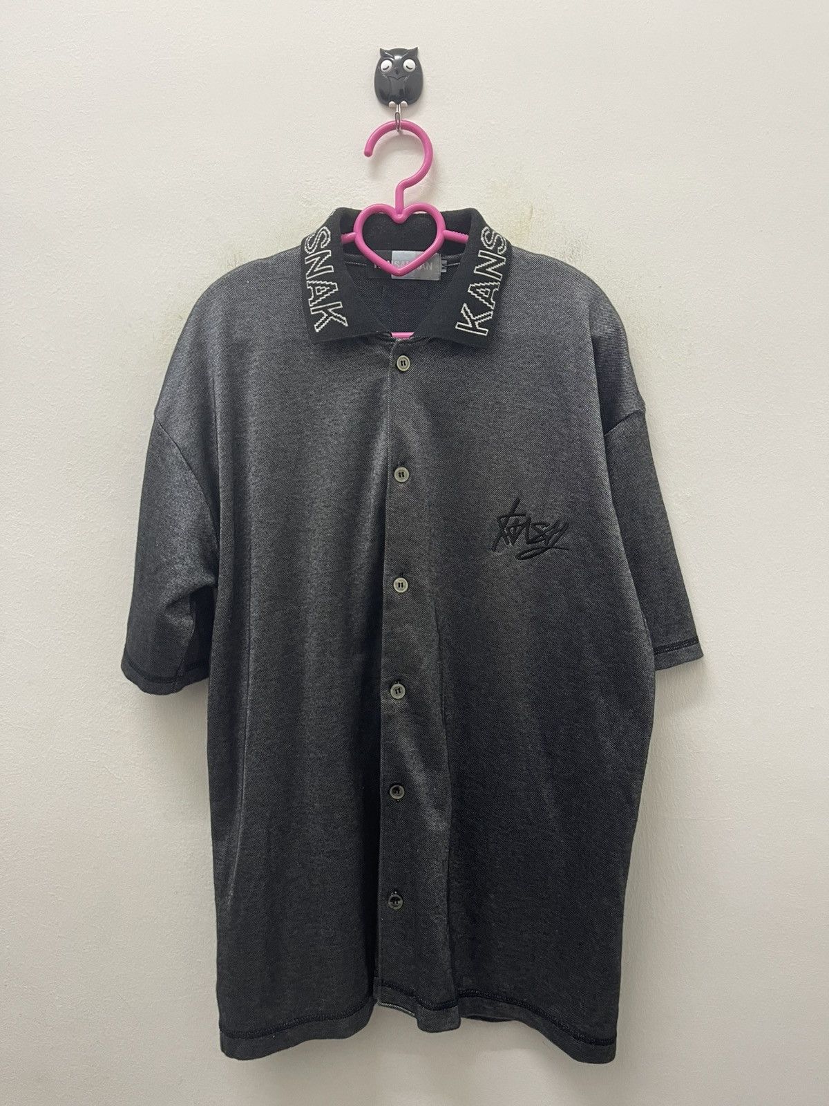 Kansai Yamamoto Rare Vintage KANSAI MAN Yamamoto Spell Out On Collar Size US M / EU 48-50 / 2 - 1 Thumbnail