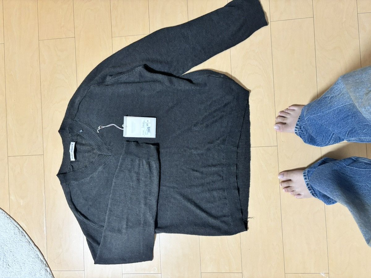 Our Legacy Our Legacy Rue V-Neck ‘Nori Green’ Size US L / EU 52-54 / 3 - 2 Thumbnail