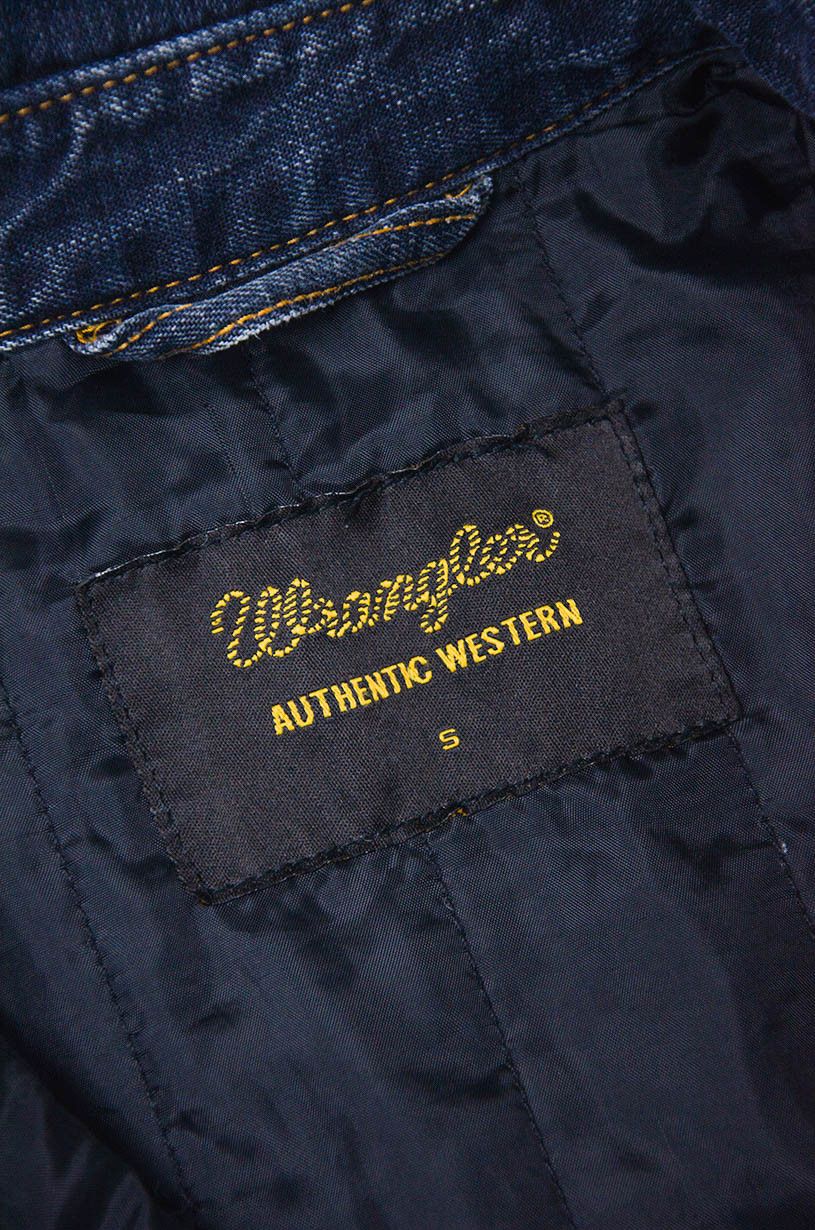 Wrangler Wrangler Authentic Western Denim Jacket Lined – Dark Blue Size US S / EU 44-46 / 1 - 8 Thumbnail