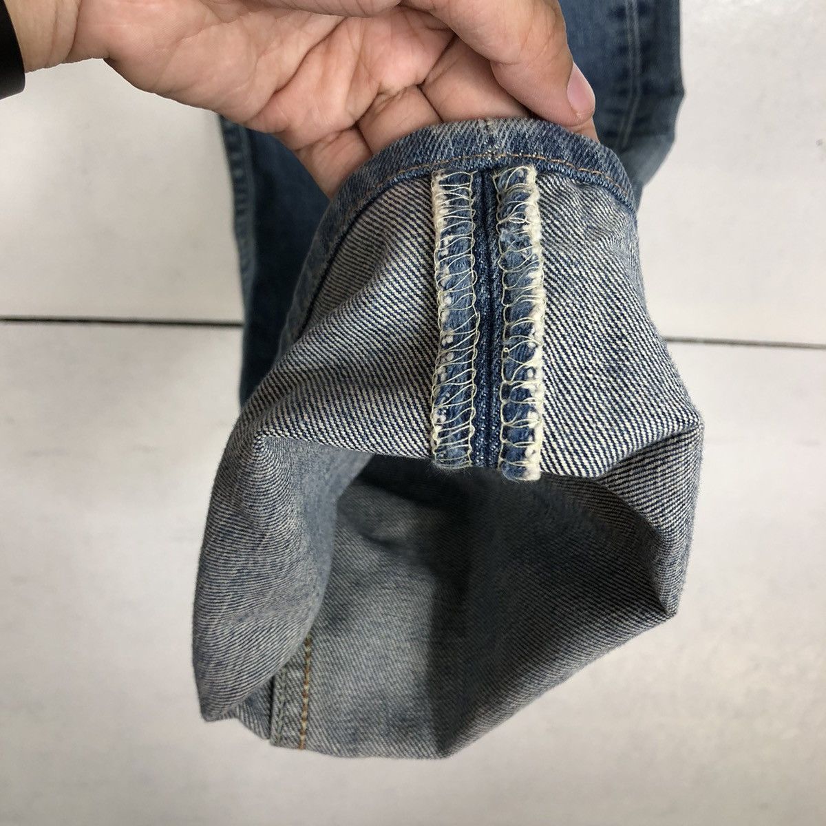 Levi's 🔥Rare Distressed Denim Jeans Levi’s Made in USA Size US 30 / EU 46 - 12 Thumbnail