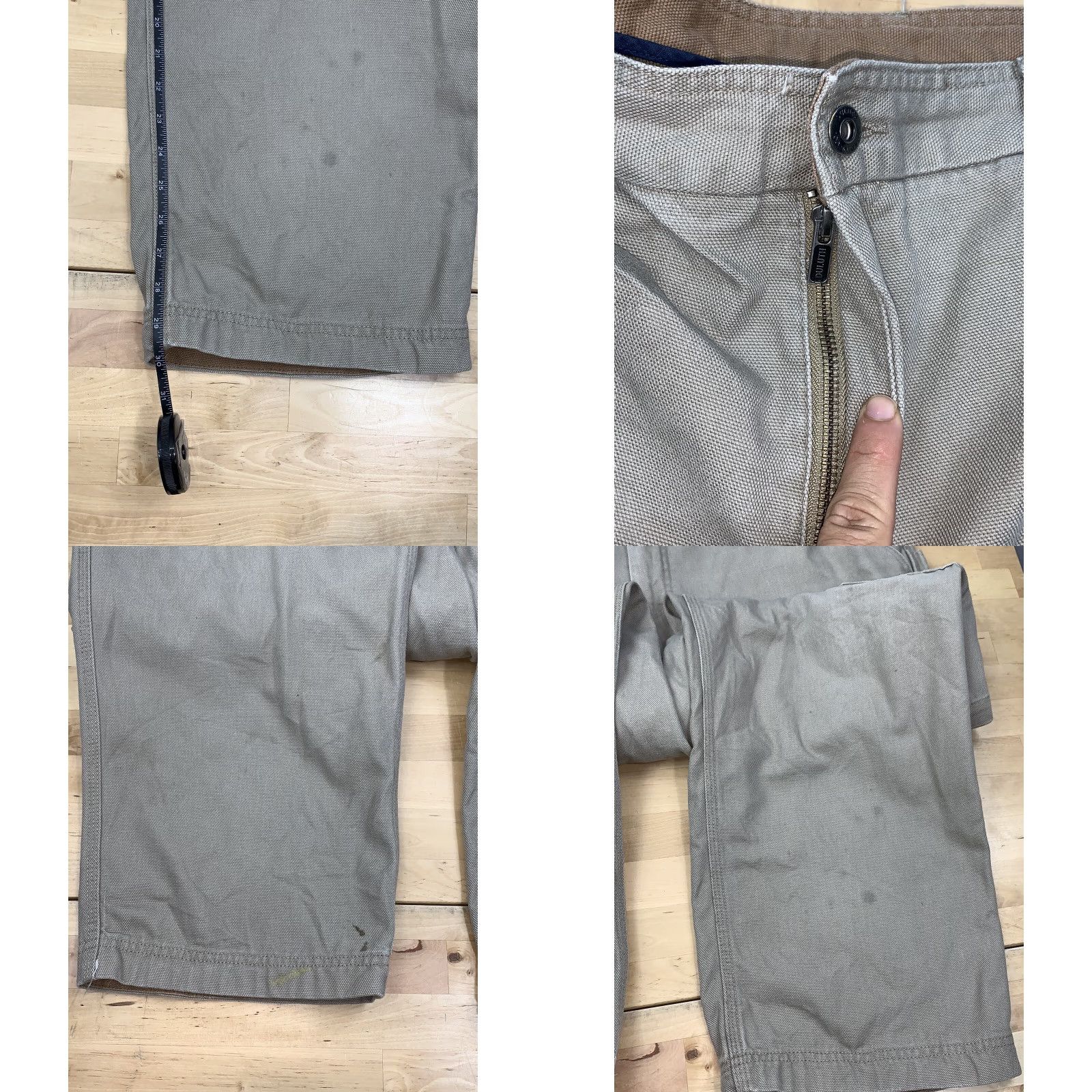 CO Duluth Cargo Jeans Beige 42x30 Regular Straight Mens Cotton Canvas 6446 Size US 42 / EU 58 - 8 Thumbnail