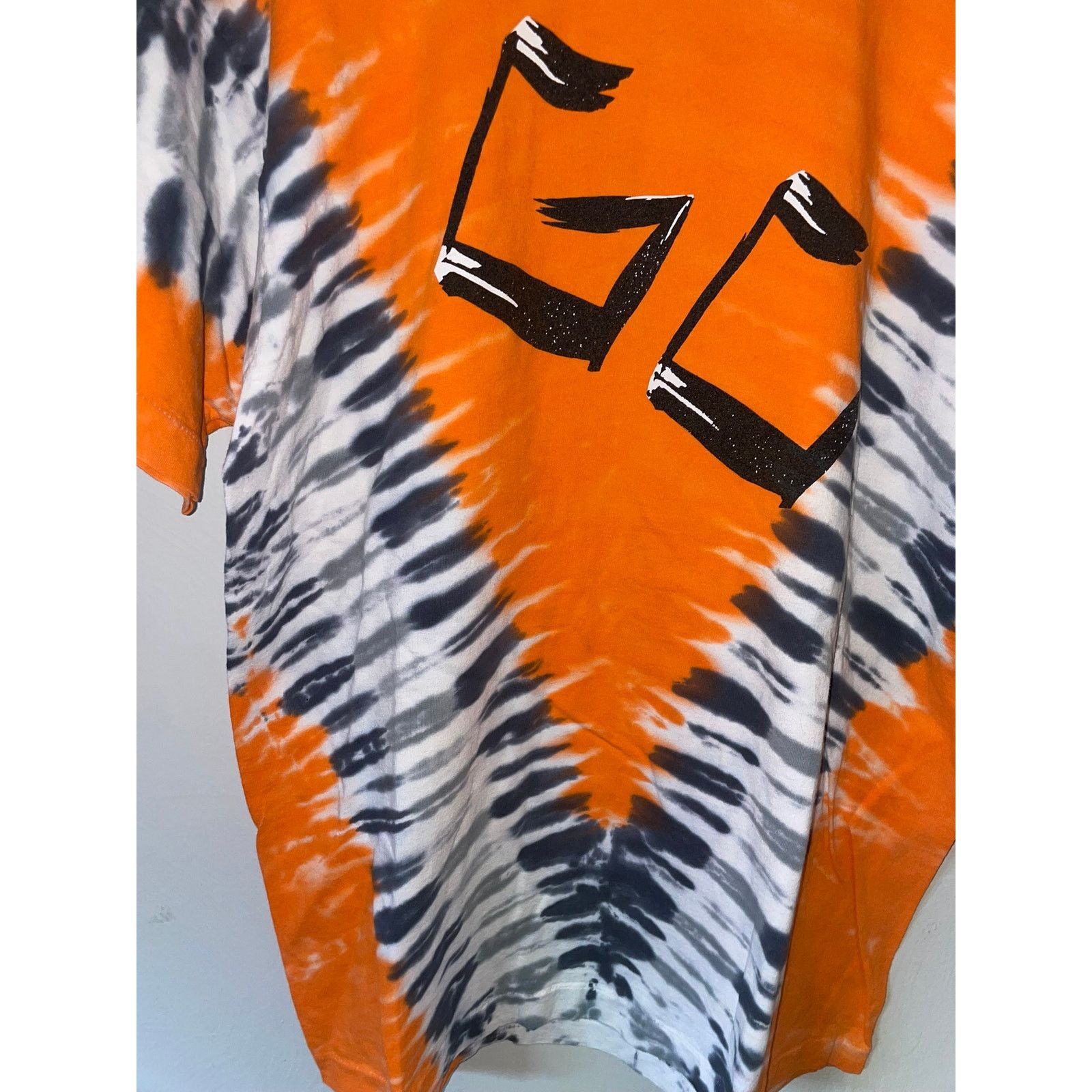 Fruit Of The Loom Vintage Fruit Of The Loom Tie Dye Shirt Orange Tee GC XL 90s Size US XL / EU 56 / 4 - 4 Thumbnail