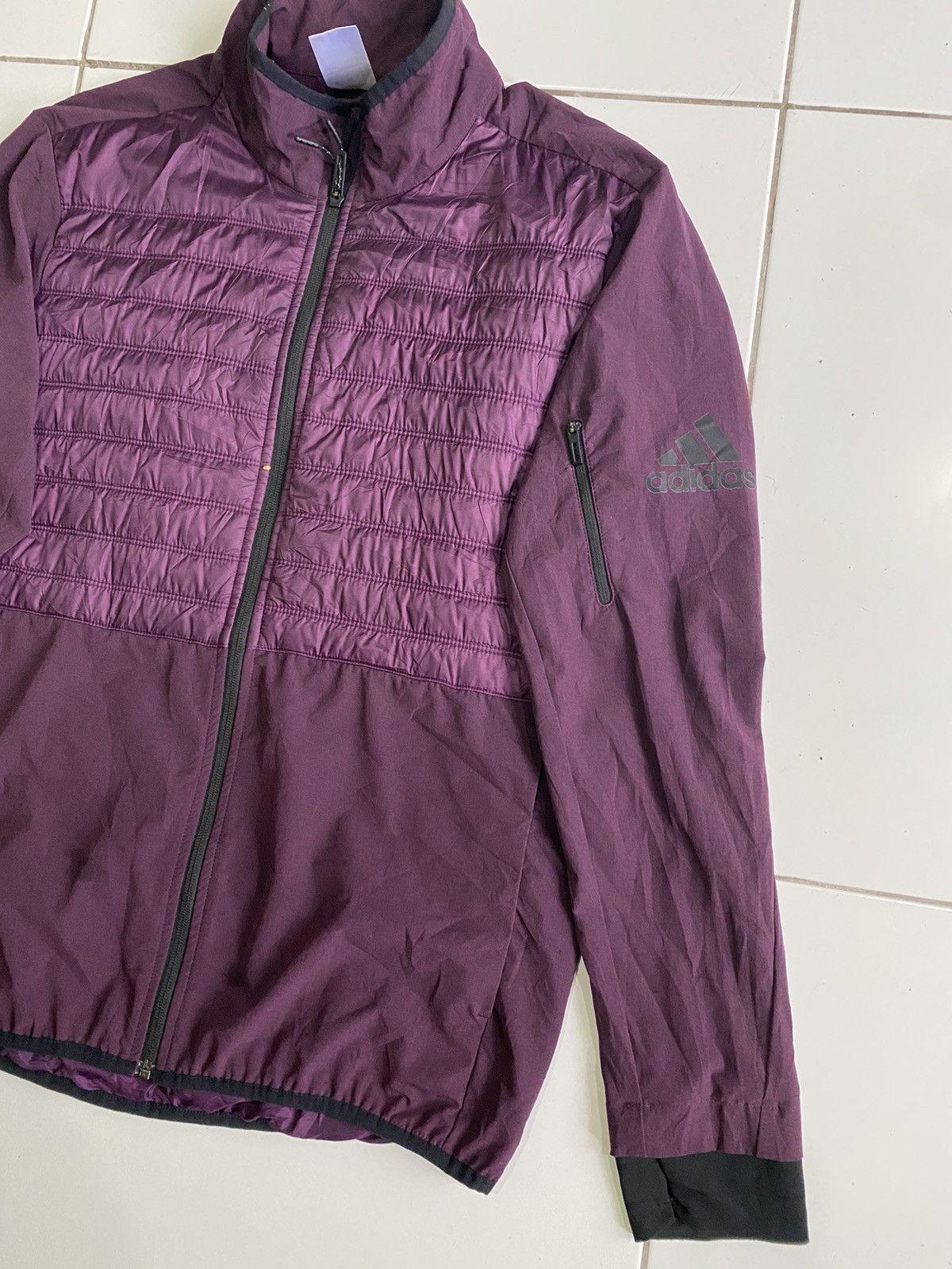 Adidas Adidas Insulated Quilted Zip up purple Jacket Size M / US 6-8 / IT 42-44 - 3 Thumbnail