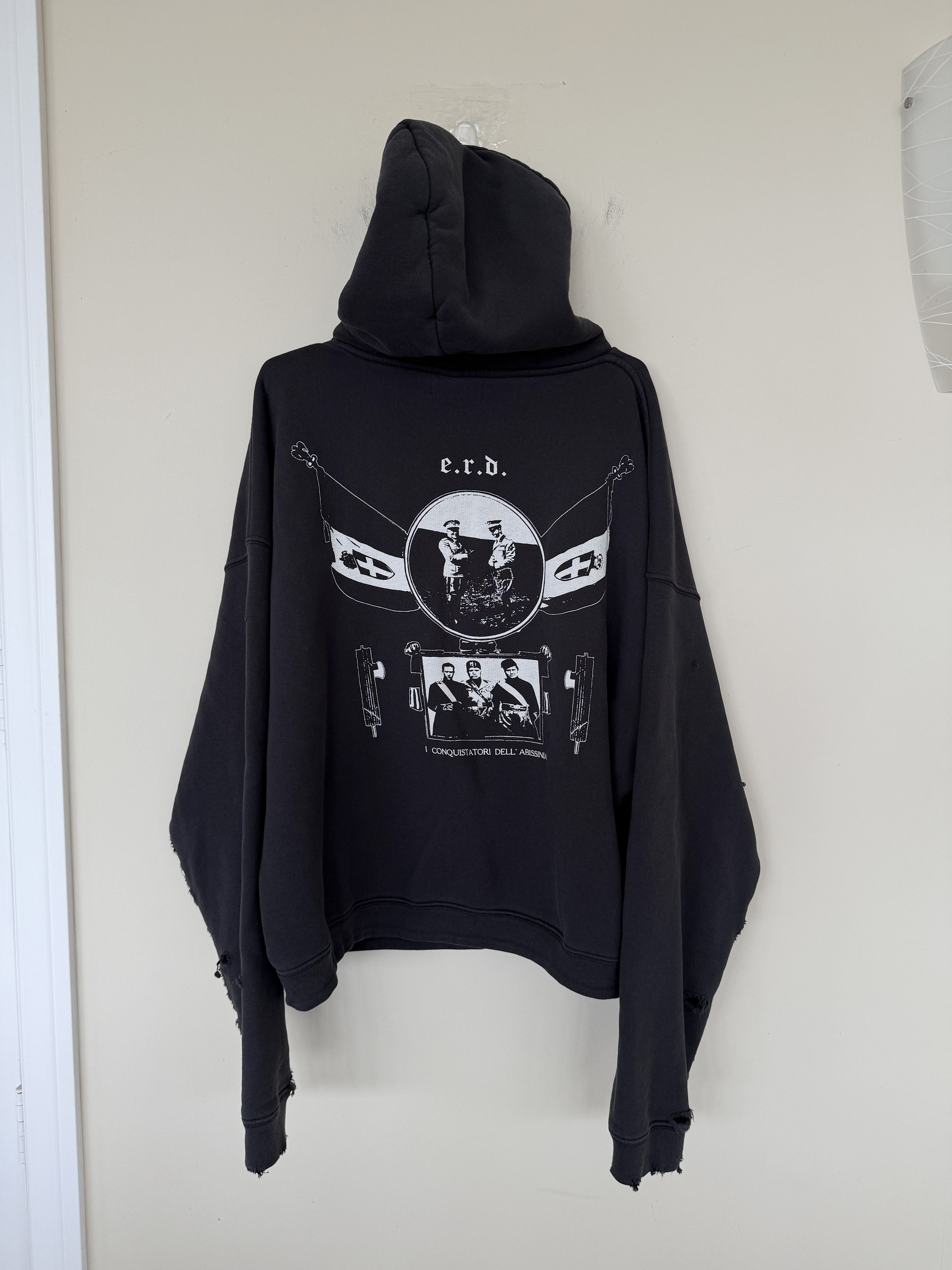 Enfants Riches Deprimes × Maxfield Los Angeles ERD ARCHITETTURA DI MUSSOLINI HOODIE Size US L / EU 52-54 / 3 - 9 Thumbnail