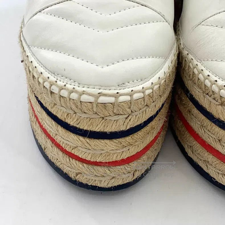 Gucci Gucci White double-G thick-soled lace-up muffins Size US 5.5 / IT 35.5 - 8 Thumbnail