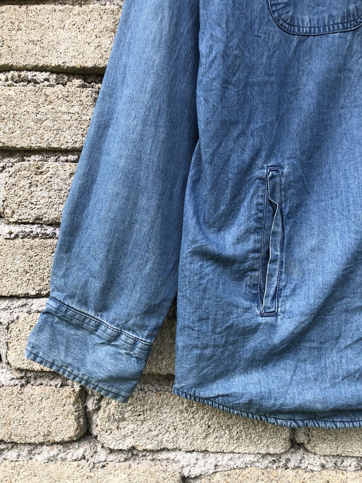 Obey Vintage Obey Thermal Buttons Jean Shirts Size US L / EU 52-54 / 3 - 12 Thumbnail