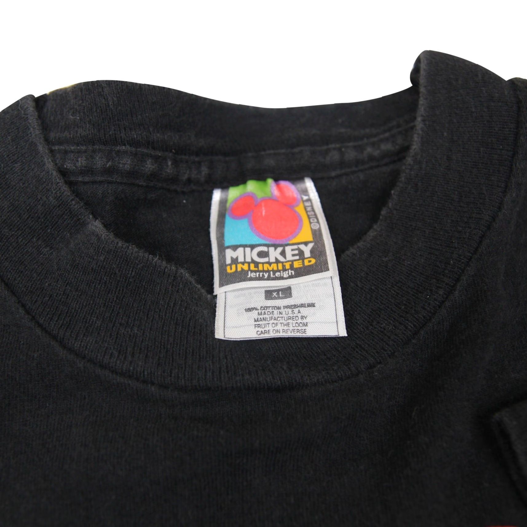 Vintage VINTAGE Mickey Mouse Mens XL T-Shirt Black Big Graphic Size US XL / EU 56 / 4 - 4 Thumbnail
