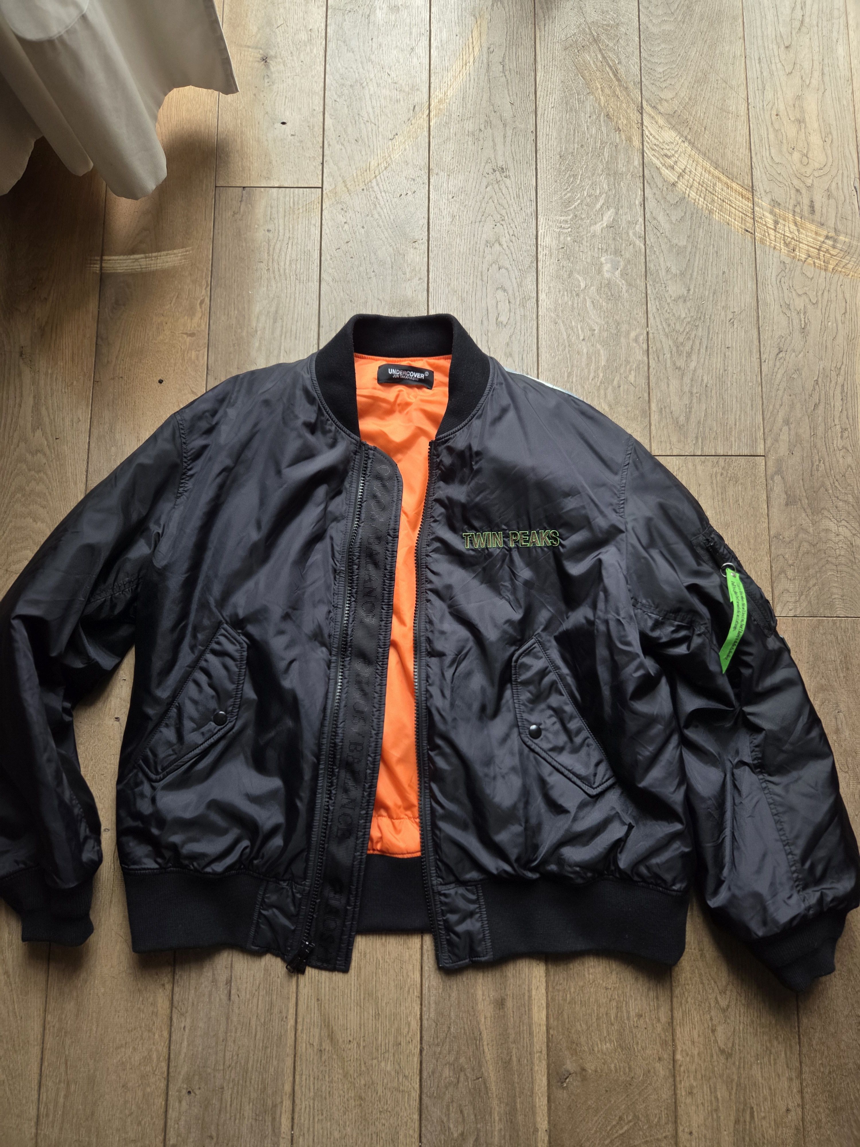 Undercover Twin Peaks Bomber Jacket Size US XXL / EU 58 / 5 - 1 Thumbnail