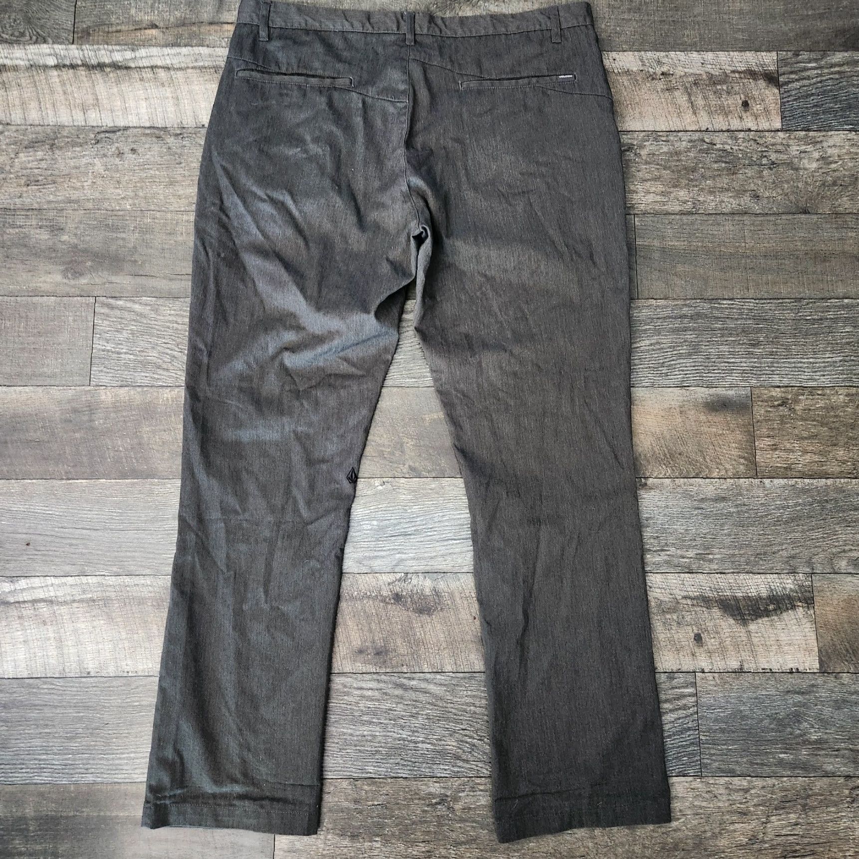 Volcom Volcom Pants 40x32 Gray Vmonty Straight Stretch Casual Mens Skate Street Size US 40 / EU 56 - 7 Thumbnail