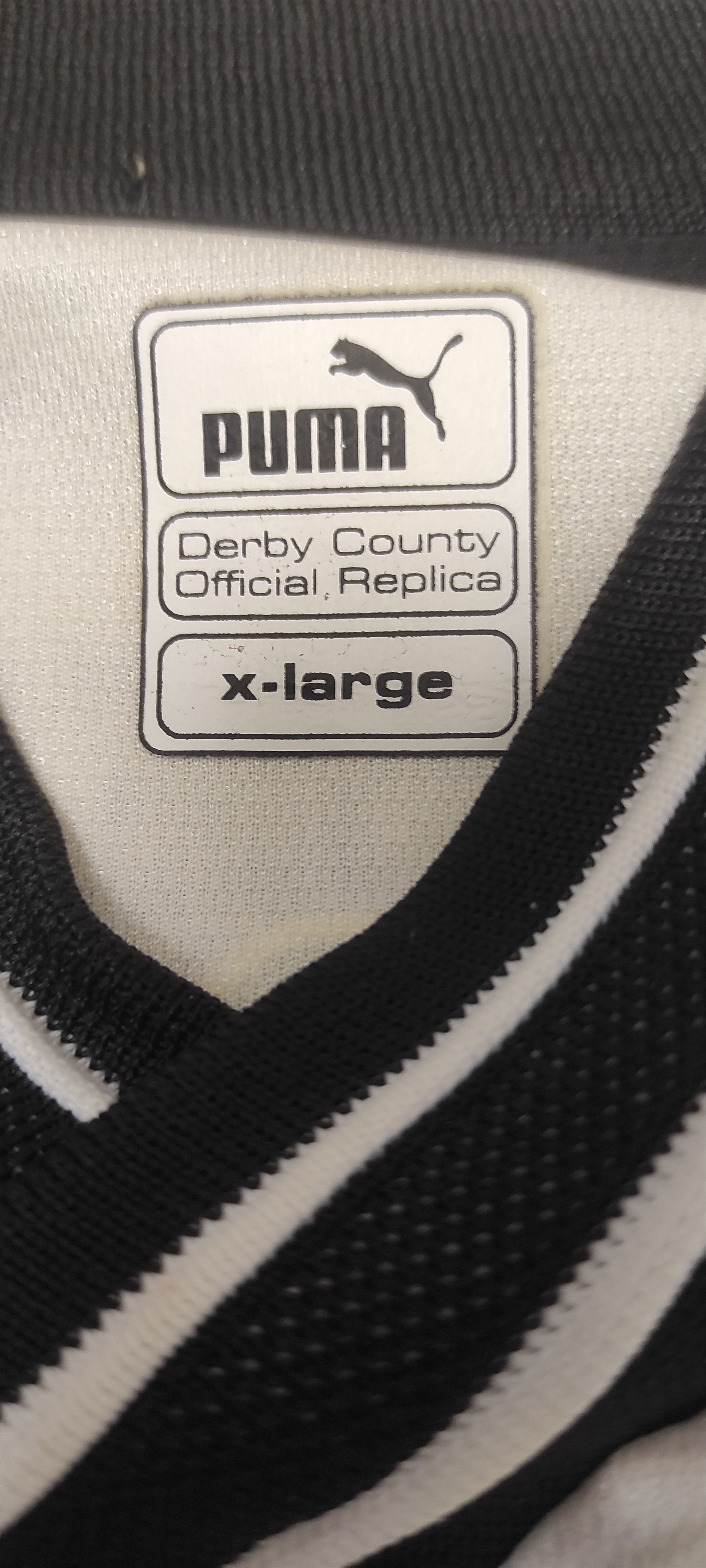 Puma Derby County #6 Burley Home football shirt 1999 - 2001 Size US XL / EU 56 / 4 - 3 Thumbnail