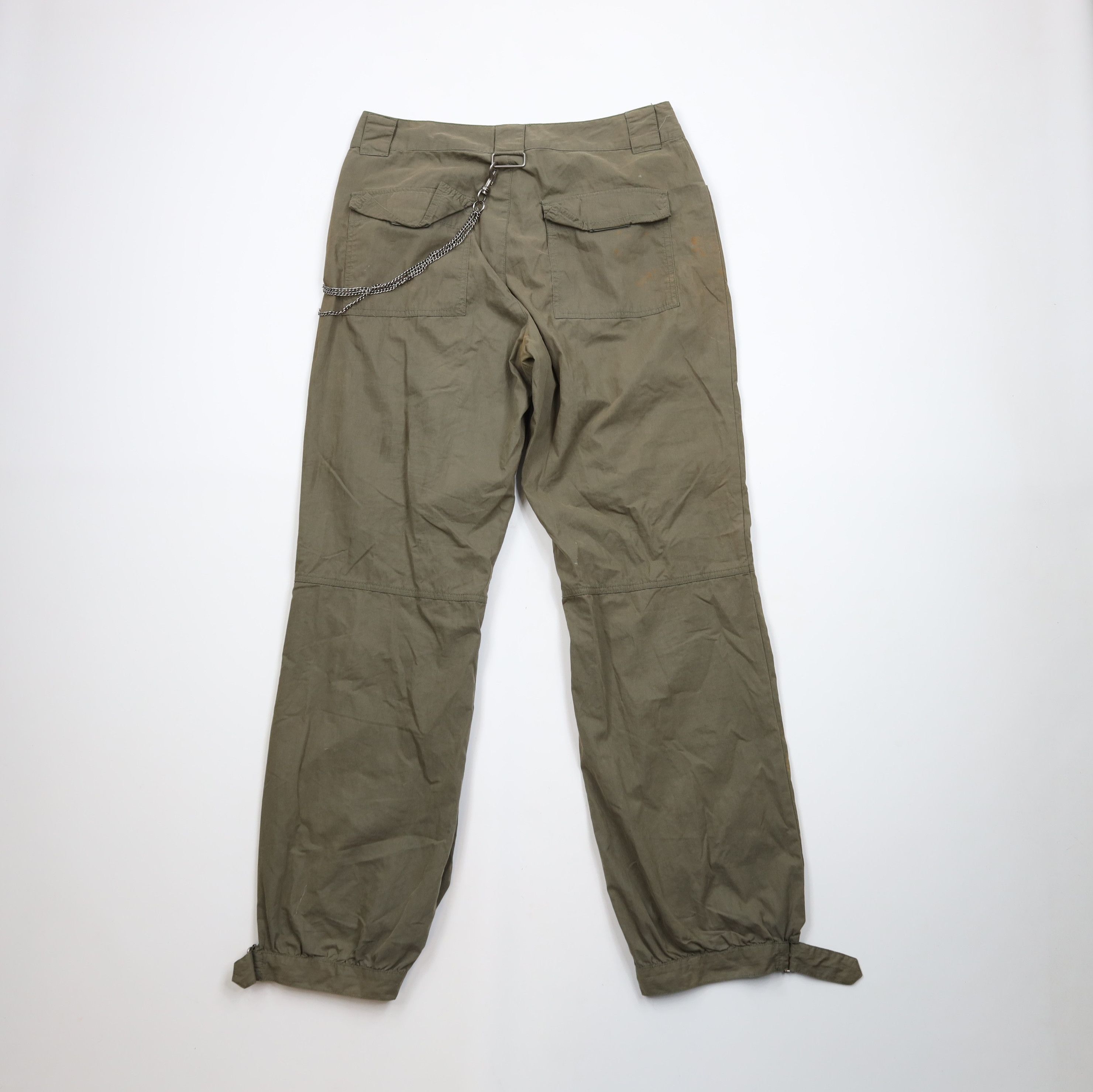 Vintage Vintage 90s Y2K Streetwear Goth Baggy Chain Cargo Pants Size 36" / US 14 / IT 50 - 11 Thumbnail