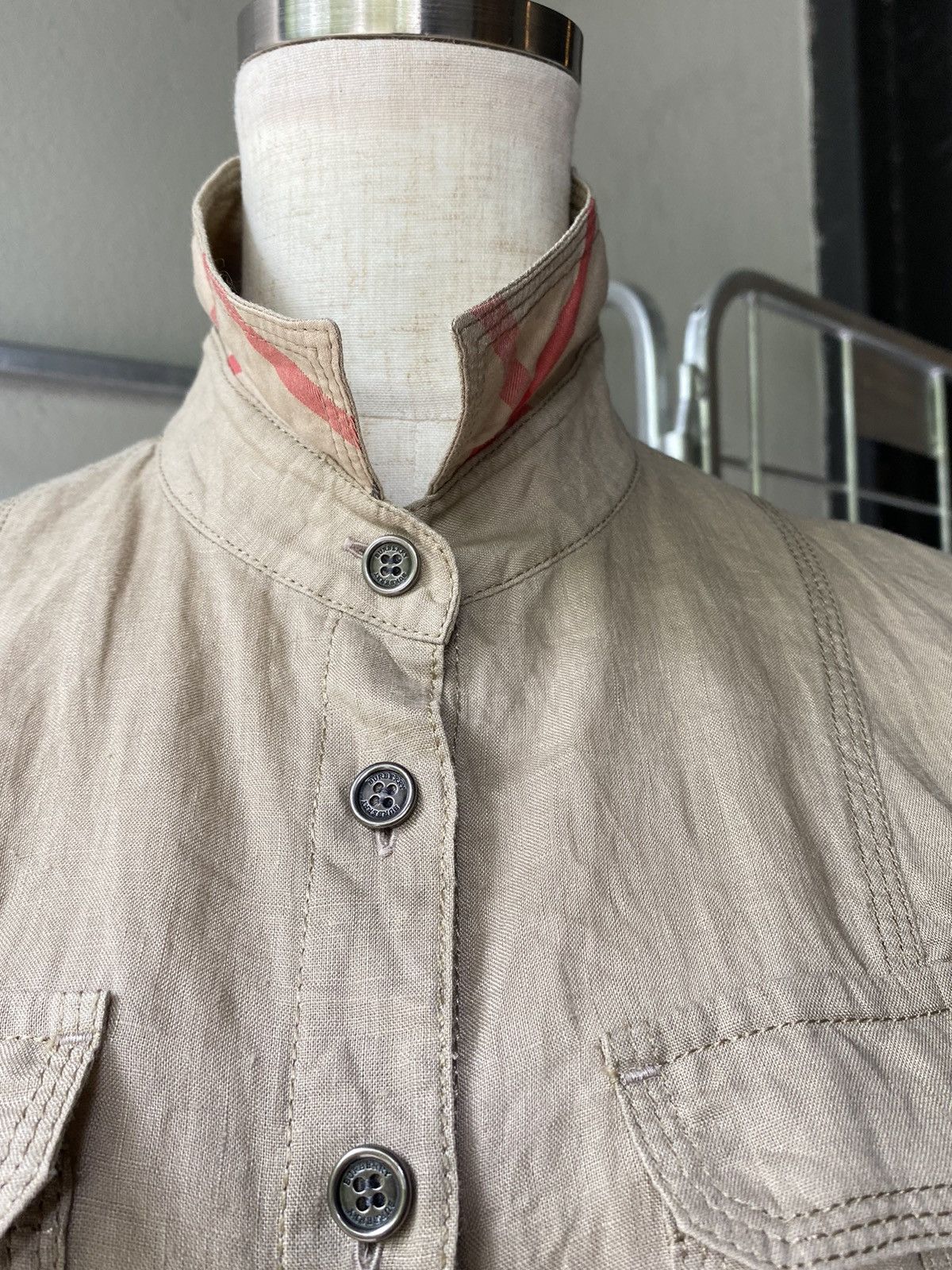 Burberry BURBERRYS Khaki Utility Shirt Size XS / US 0-2 / IT 36-38 - 18 Thumbnail