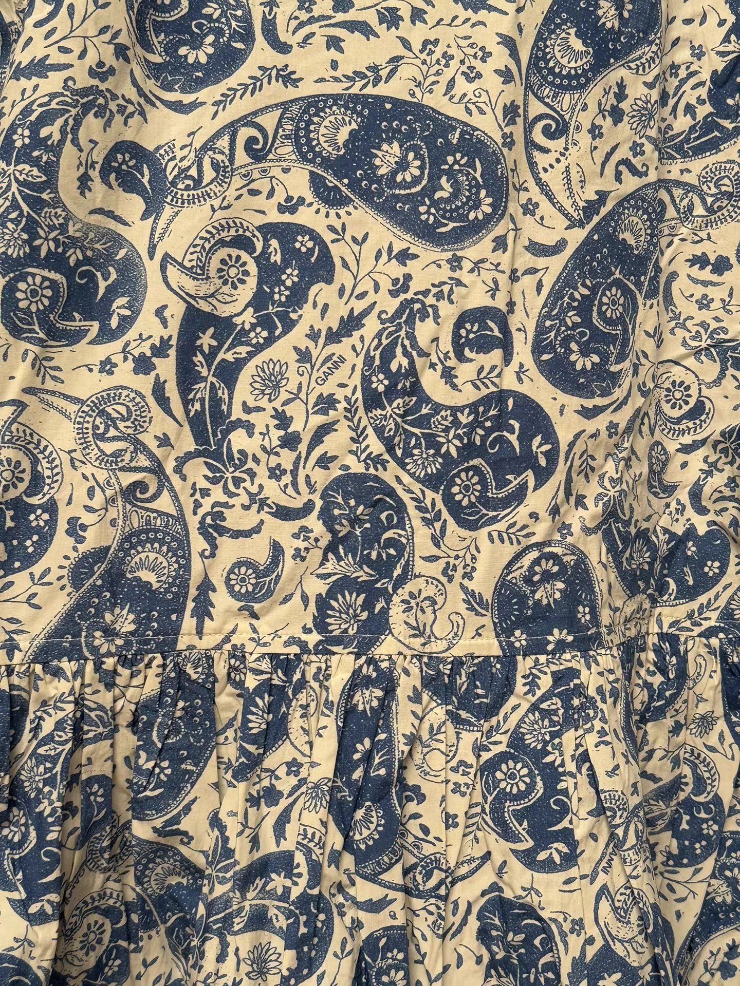 Ganni Ganni Women's Printed Dress K6 Size XS / US 0-2 / IT 36-38 - 5 Thumbnail