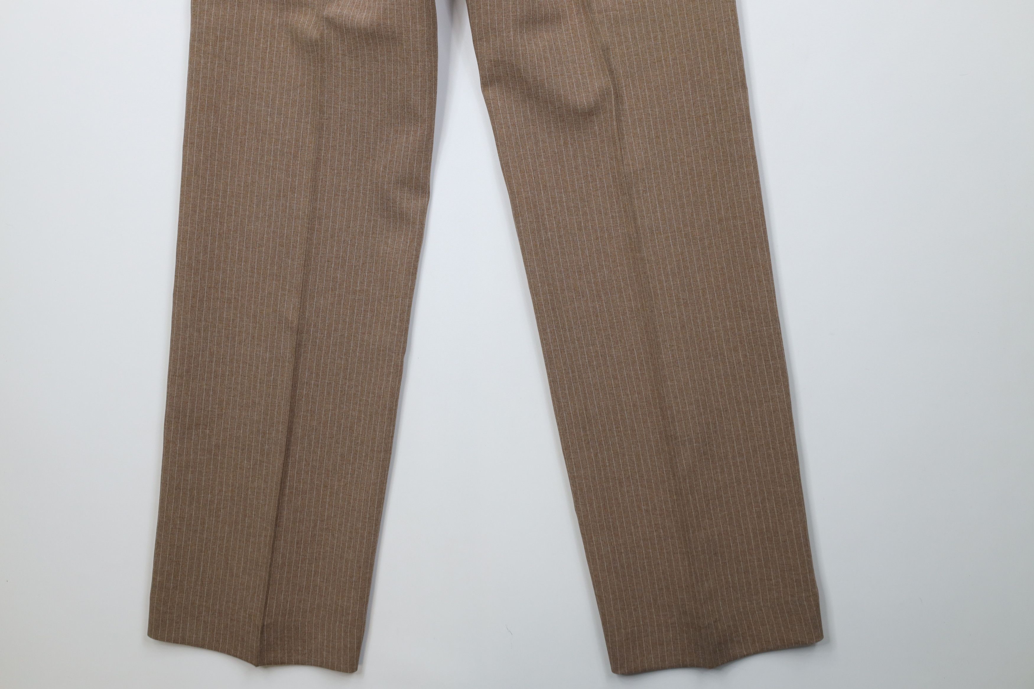 Vintage Vintage 70s Streetwear Knit Wide Leg Chino Pants Beige USA Size US 34 / EU 50 - 13 Thumbnail