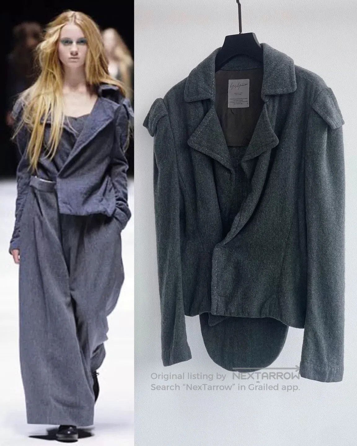 Yohji Yamamoto Oversized Wool Jacket by Yohji Yamamoto. Size S / US 4 / IT 40 - 1 Thumbnail