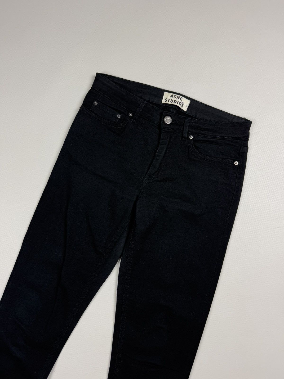 Acne Studios Acne Studios Skin 5 Lacey Black Ladies Skinny Denim Jeans Size 28" / US 6 / IT 42 - 4 Thumbnail