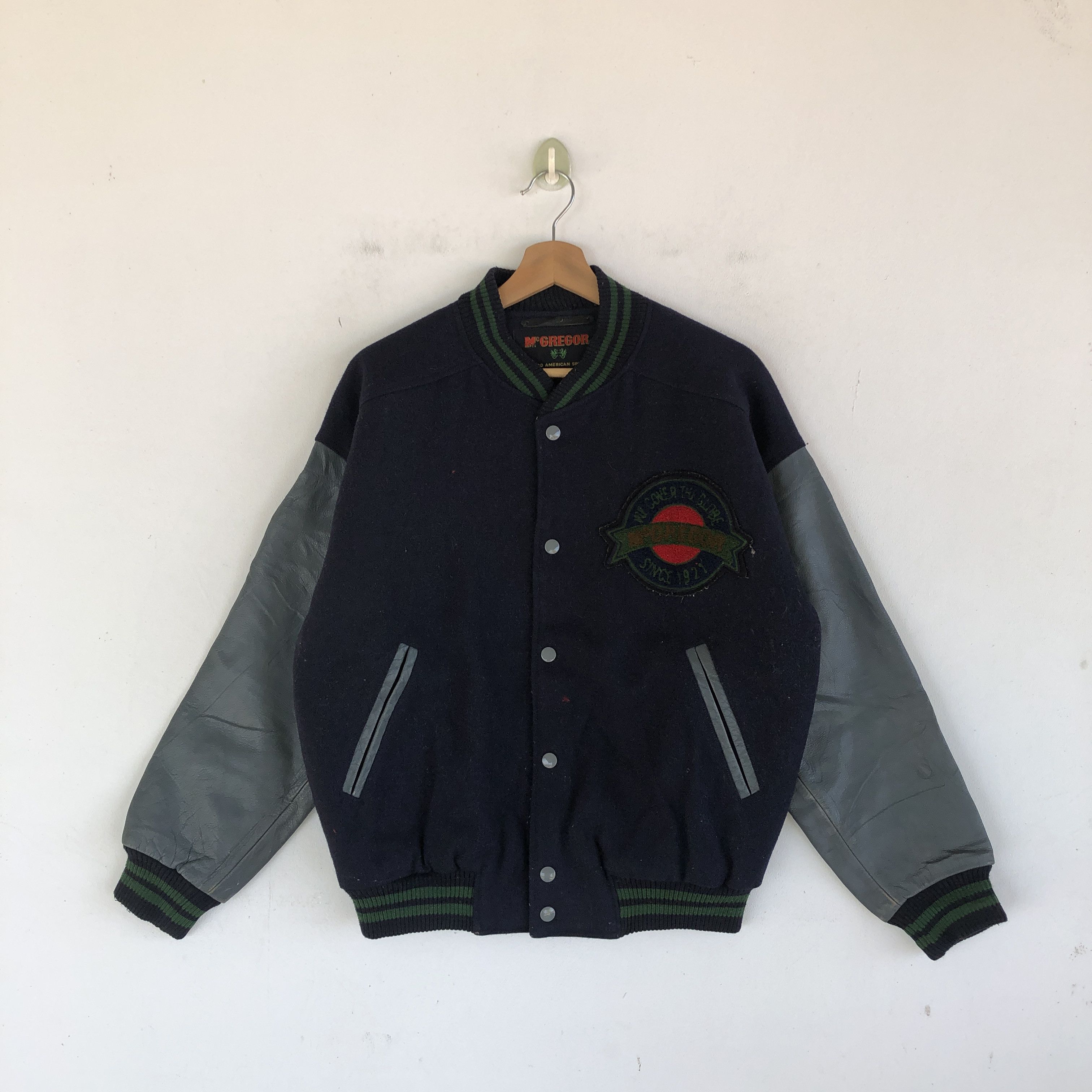 McGregor Vintage McGregor Varsity Jacket McGregor Leather Wool Jacket Size US M / EU 48-50 / 2 - 1 Thumbnail