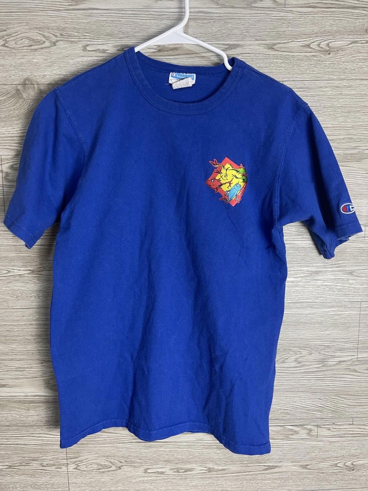 Champion Vintage Champion Graphic T-Shirt Mens M Dr Seuss Embroidered Size US M / EU 48-50 / 2 - 1 Thumbnail