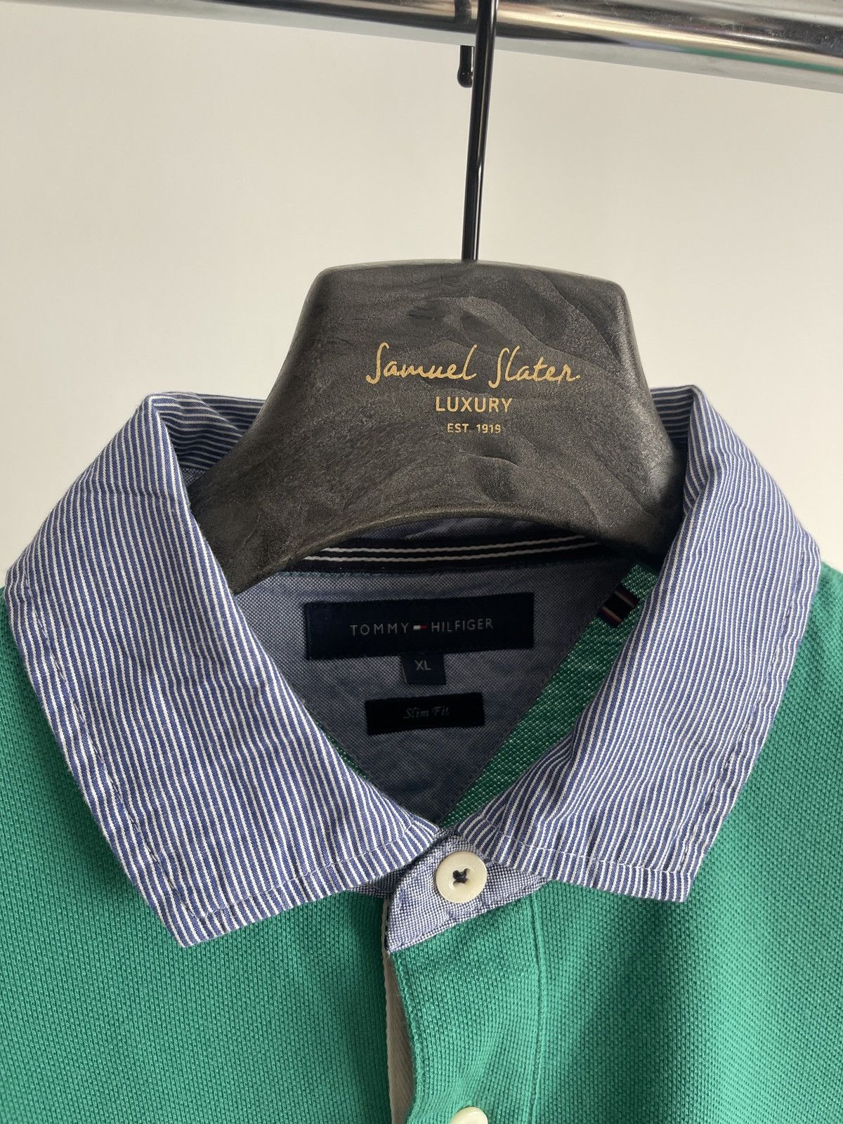 Tommy Hilfiger Tommy Hilfiger Heritage "85" Crest Polo Shirt - Slim Fit Size US XL / EU 56 / 4 - 4 Thumbnail