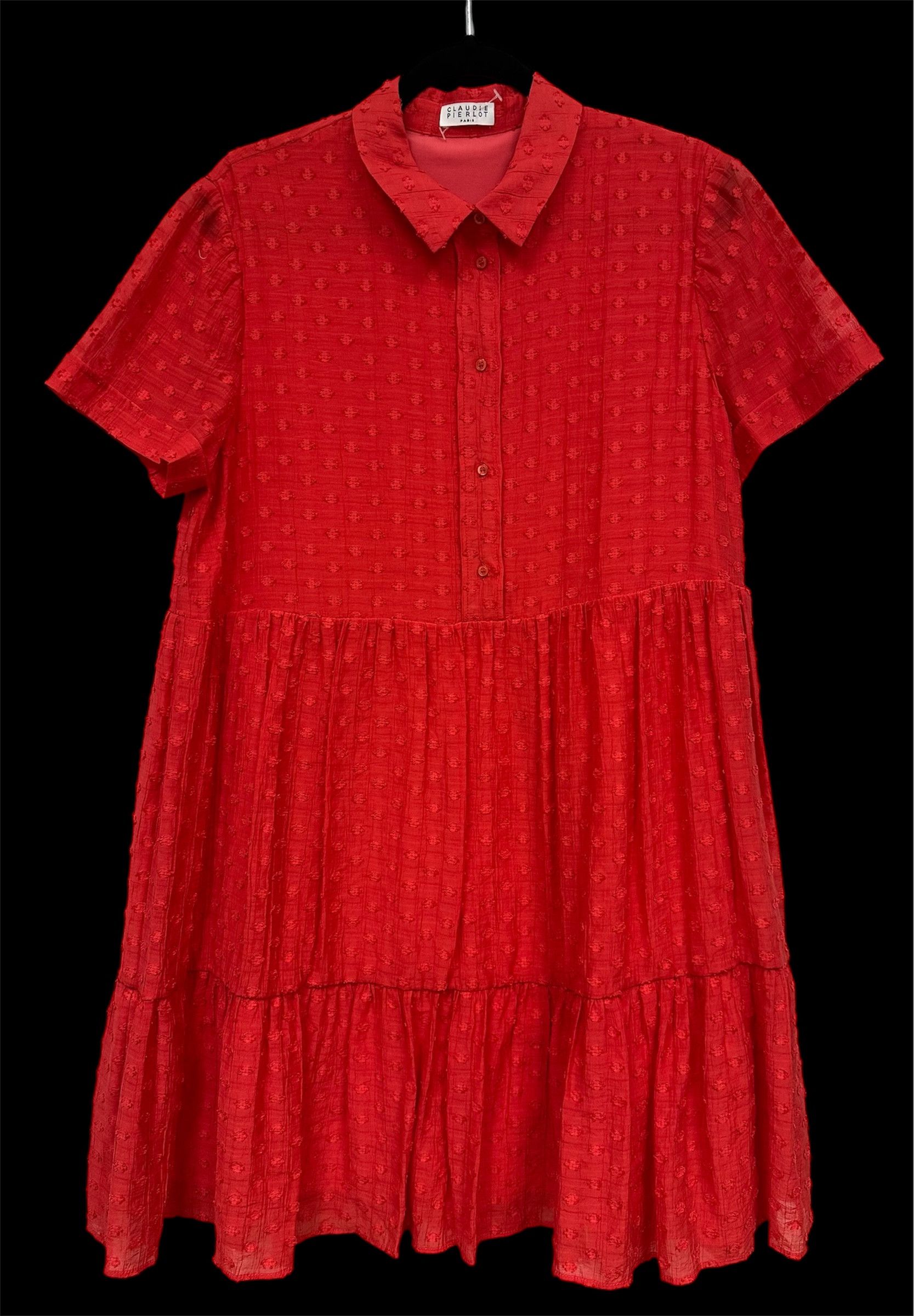 Other Claudie Pierlot red doll dress Size M / US 6-8 / IT 42-44 - 2 Thumbnail